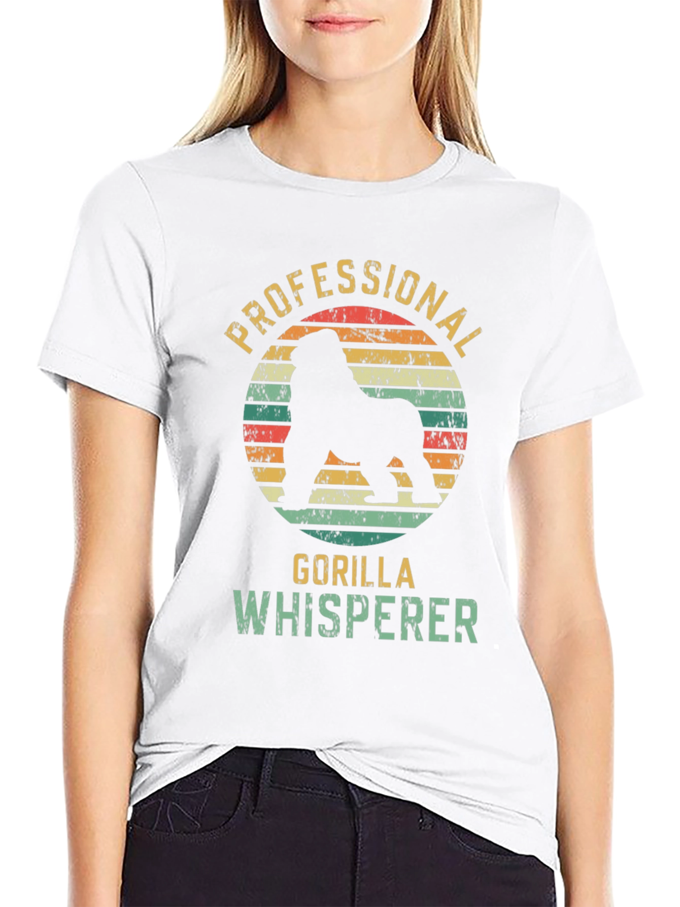 Professional Gorilla Whisperer Graphic T-Shirt