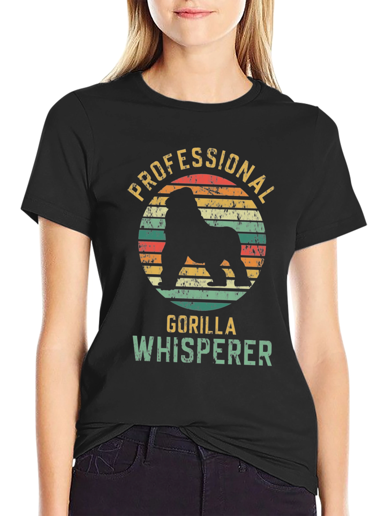 Professional Gorilla Whisperer Graphic T-Shirt