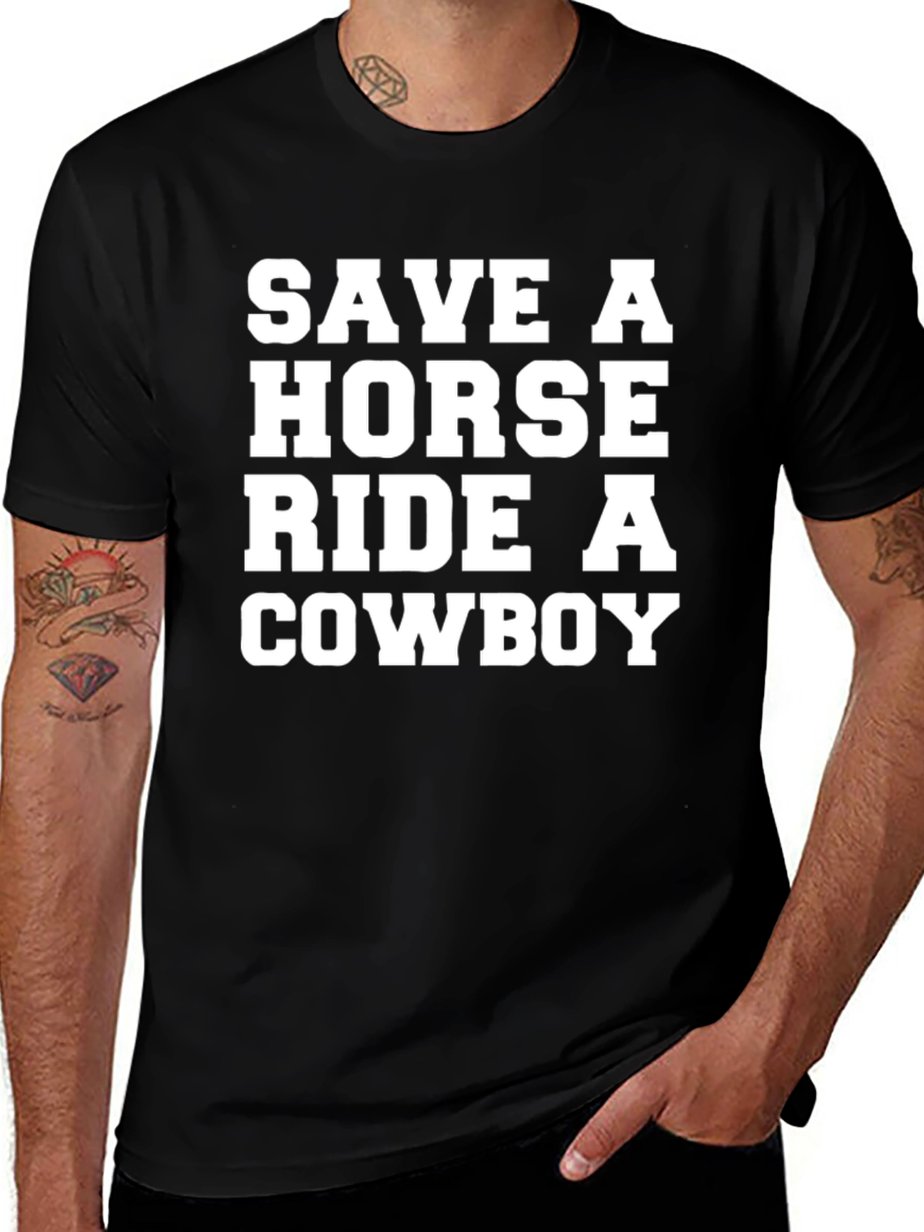 Save a Horse Ride a Cowboy T-Shirt