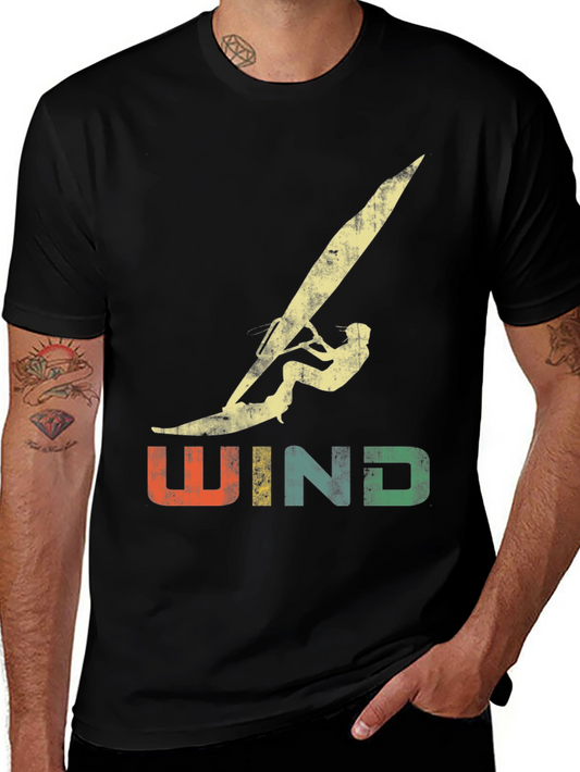 Vintage Windsurfer T-Shirt - Retro Style Tee