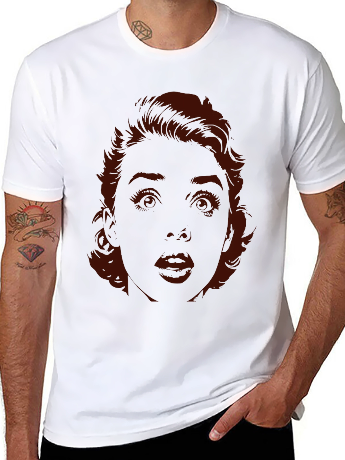 Marilyn Monroe Portrait Graphic Tee - Classic Style
