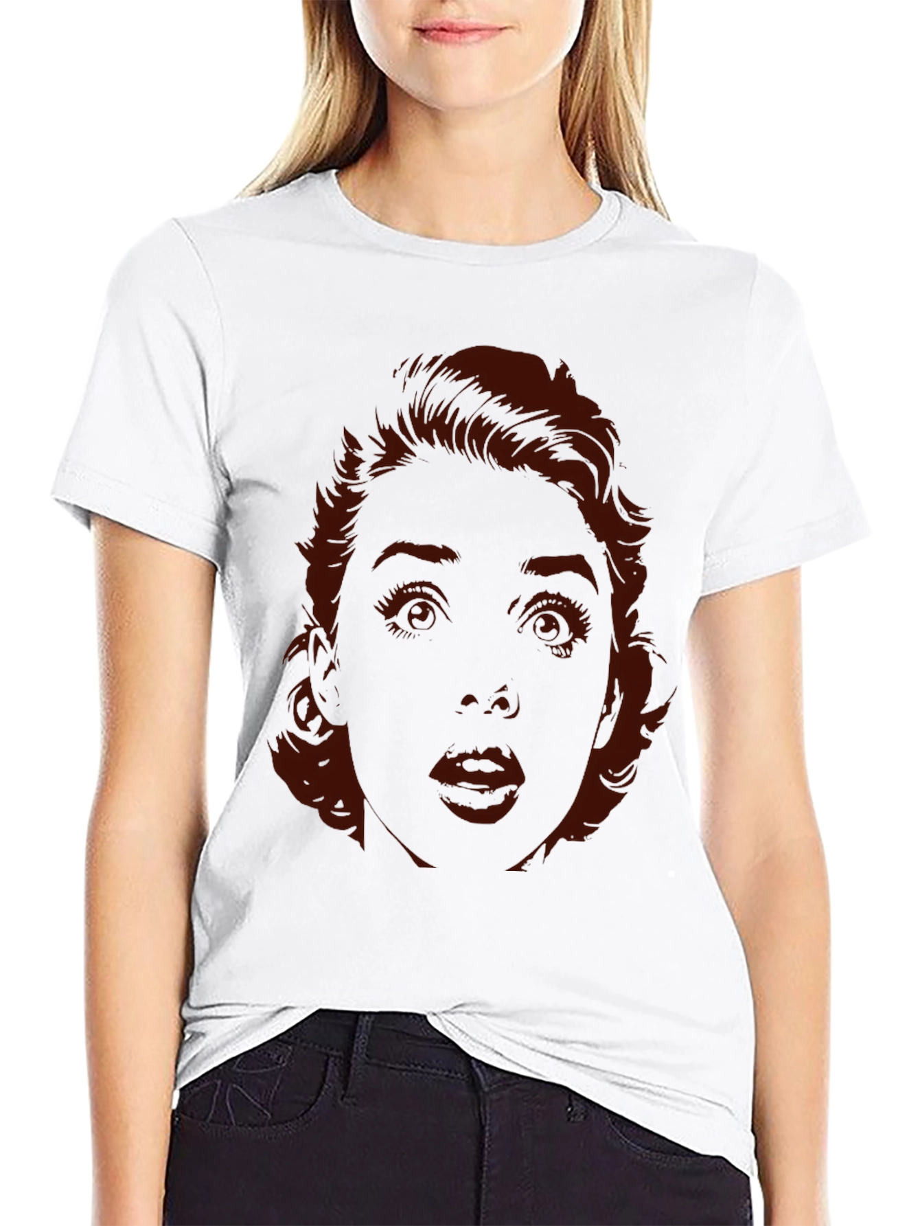 Marilyn Monroe Portrait Graphic Tee - Classic Style