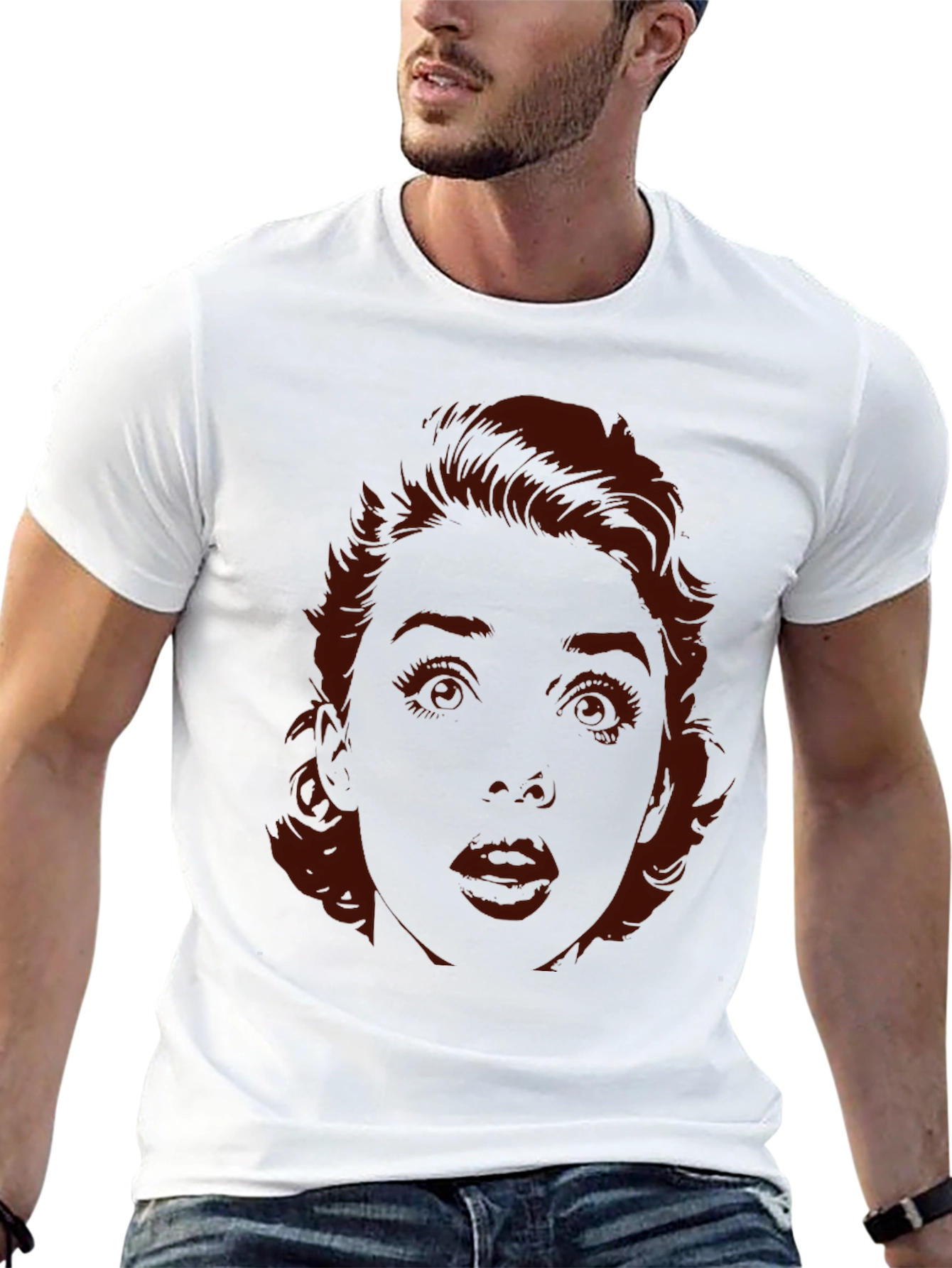 Marilyn Monroe Portrait Graphic Tee - Classic Style