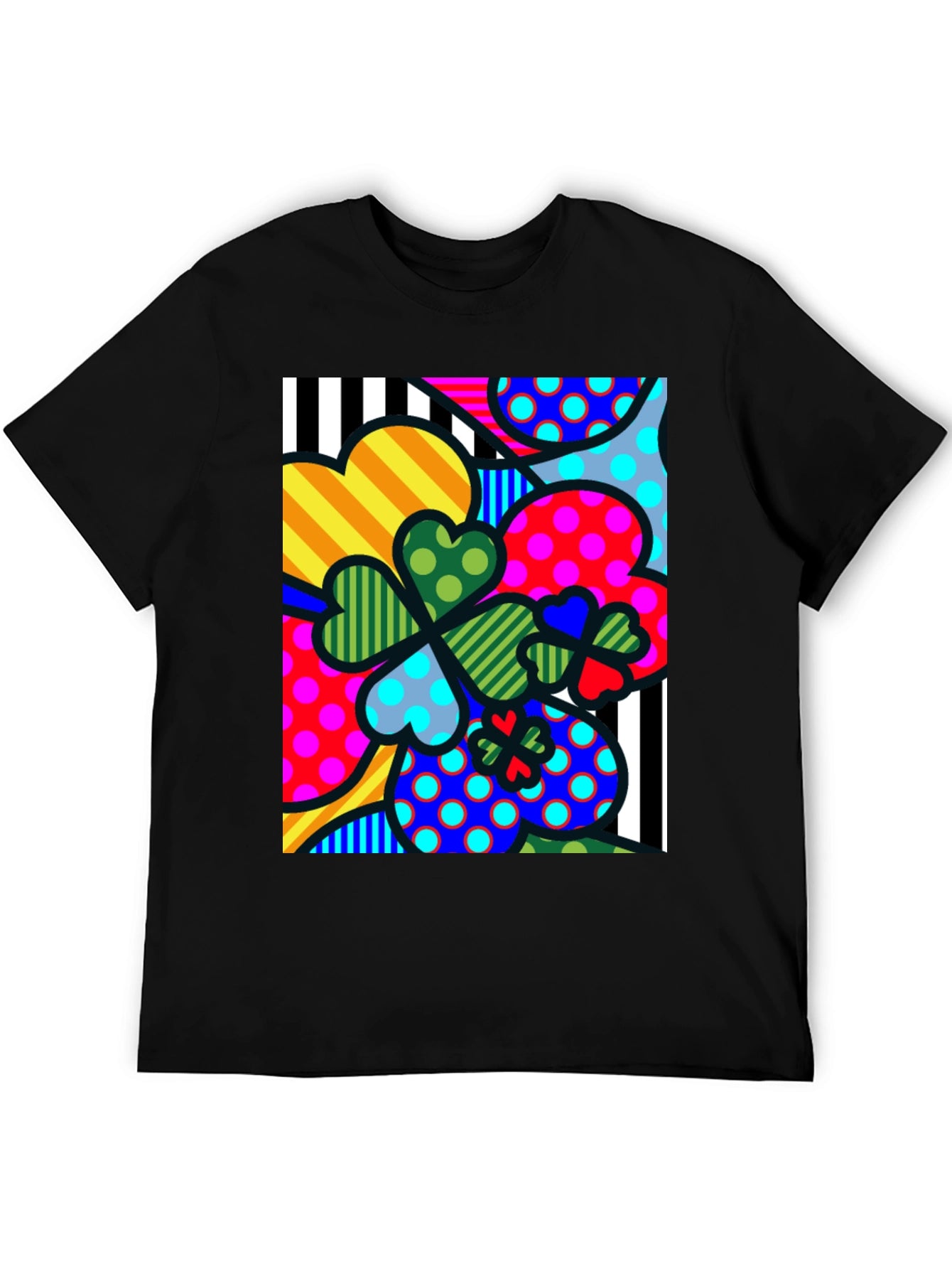 Funky Lucky Black T-Shirt