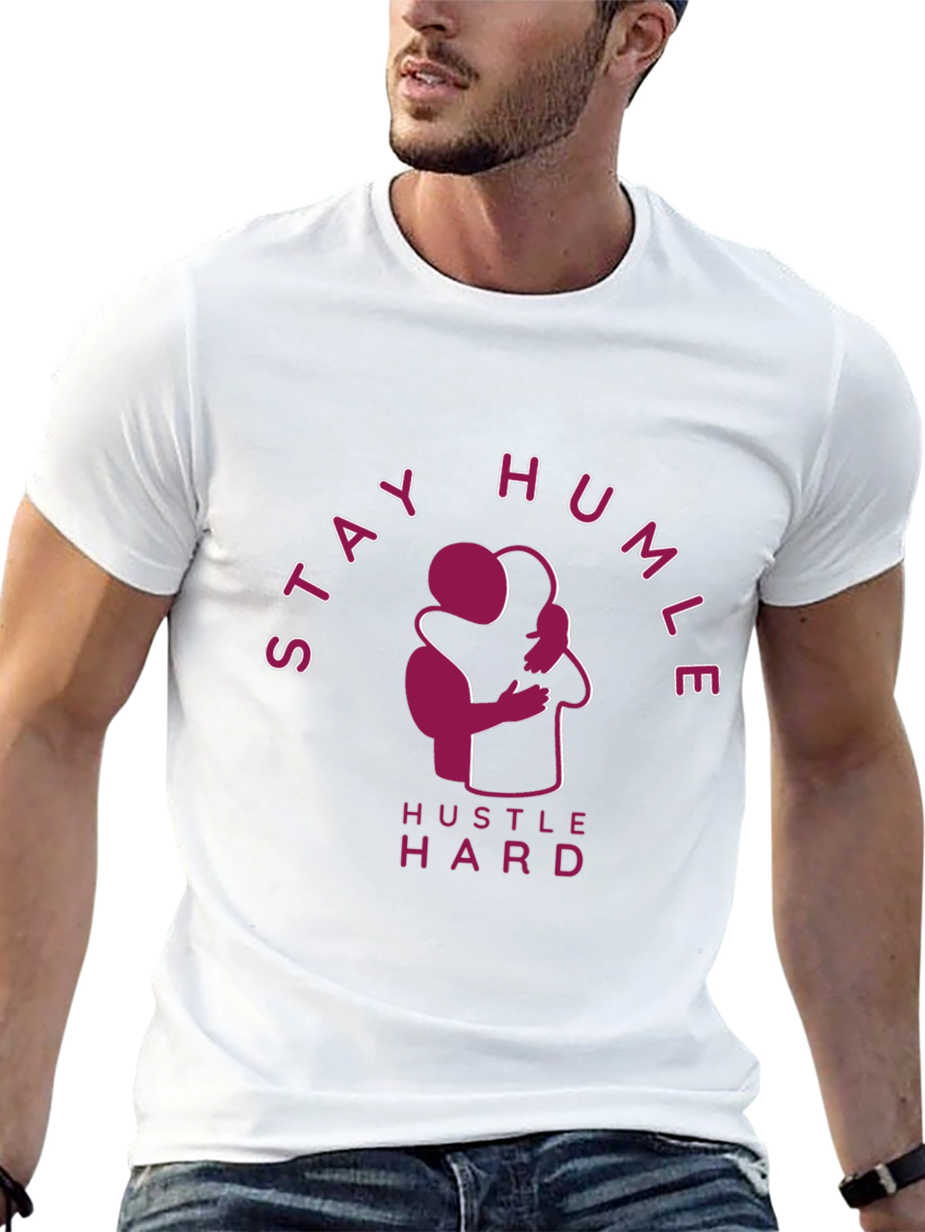 Stay Humble Hustle Hard Graphic T-Shirt