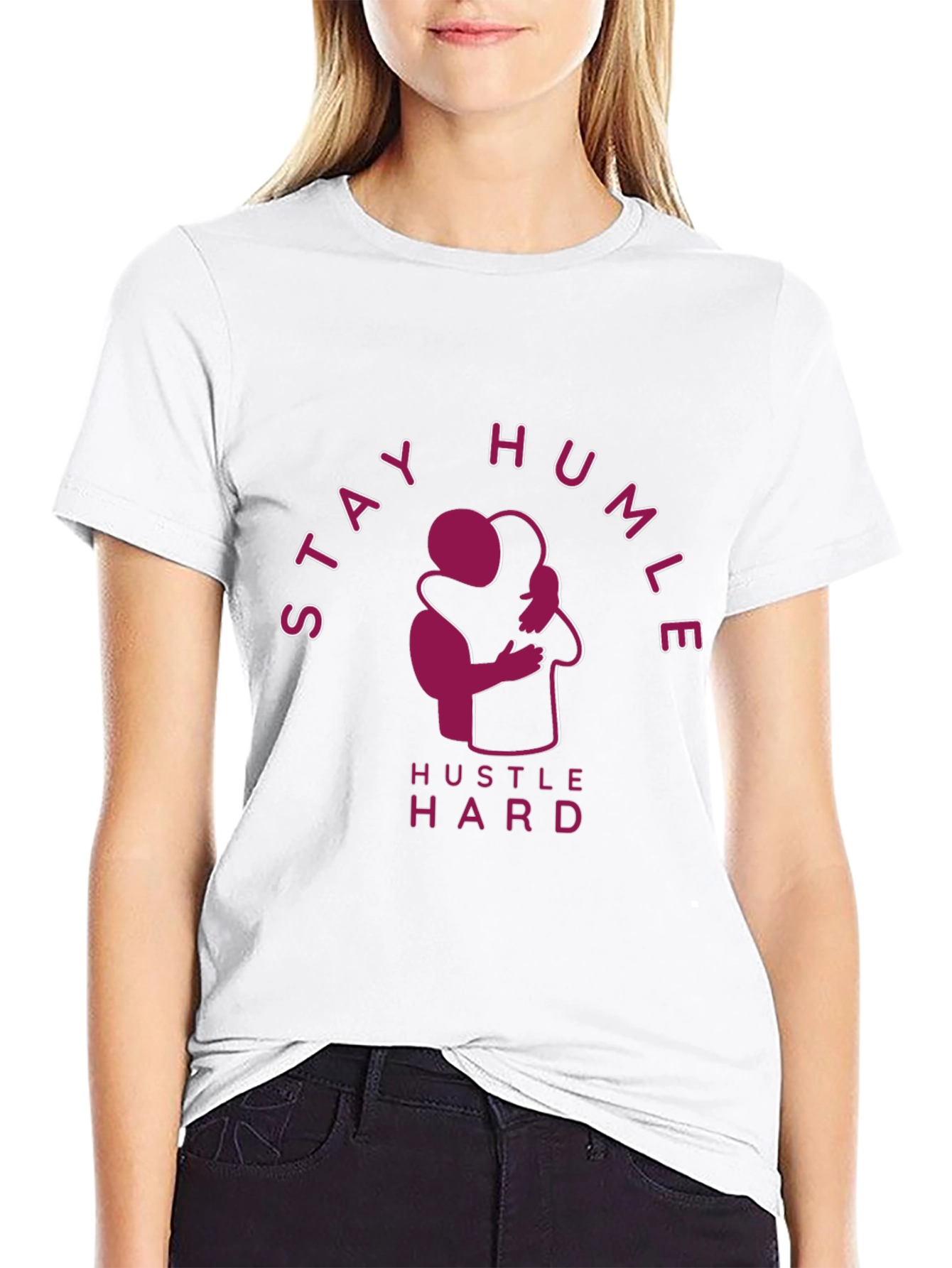 Stay Humble Hustle Hard Graphic T-Shirt