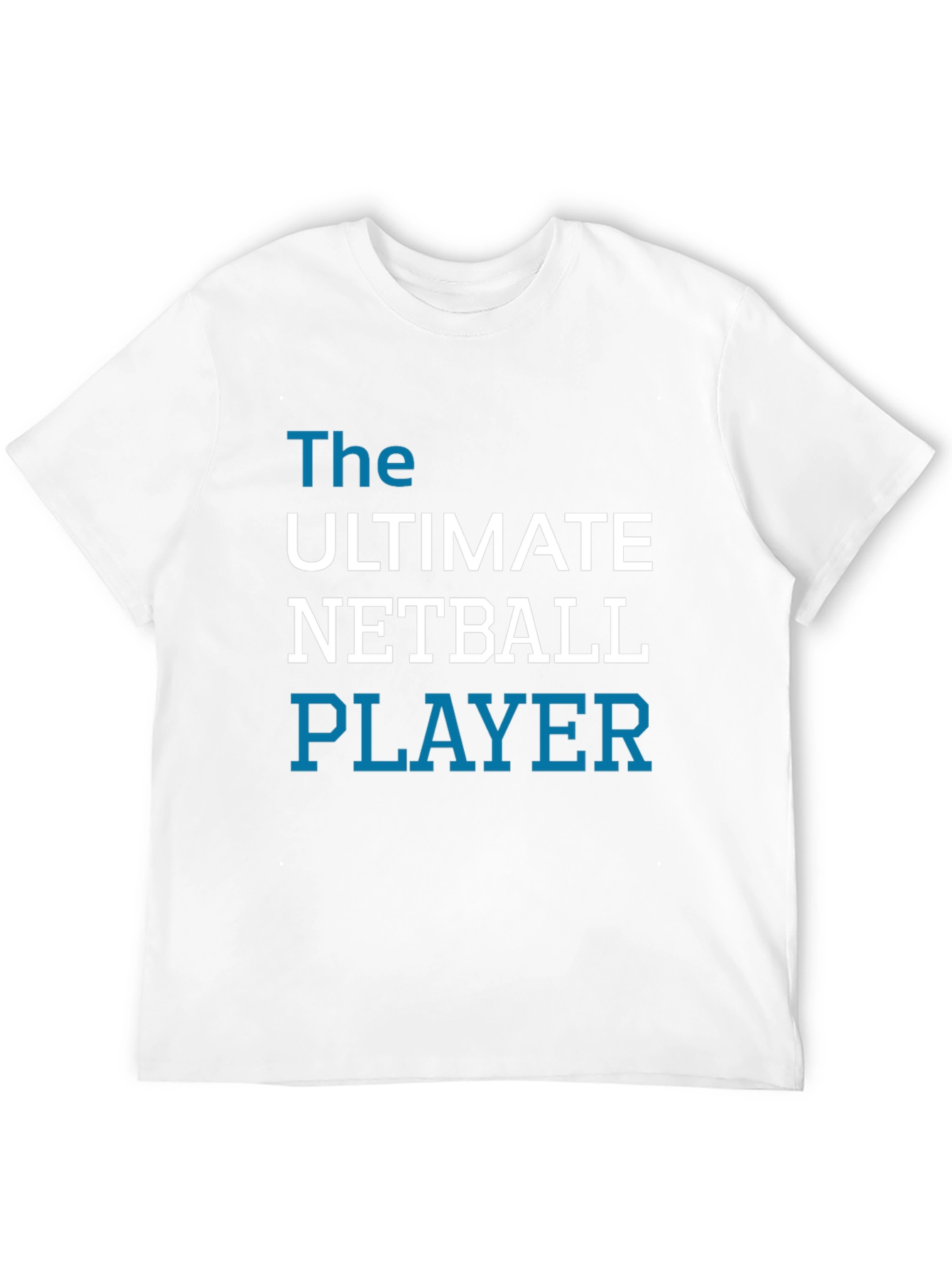 Ultimate Netball Player Graphic Tee - Black Cotton T-Shirt