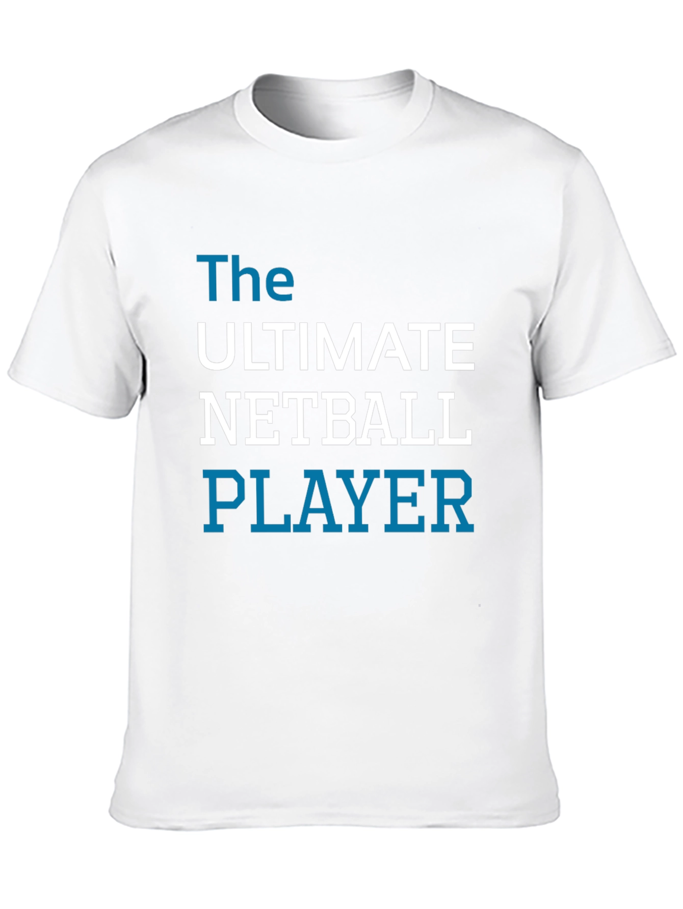 Ultimate Netball Player Graphic Tee - Black Cotton T-Shirt