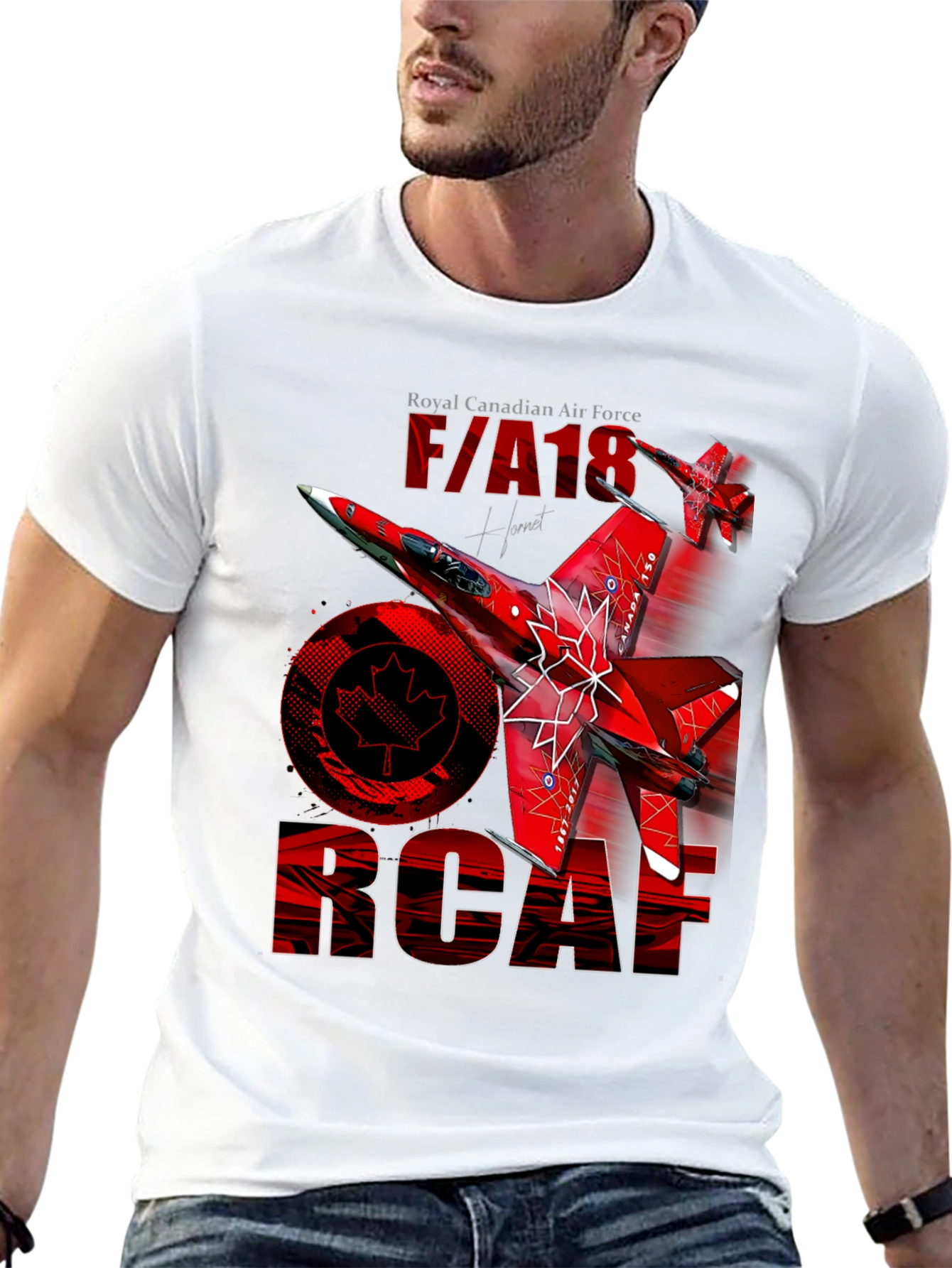 Royal Canadian Air Force F/A 18 T-Shirt