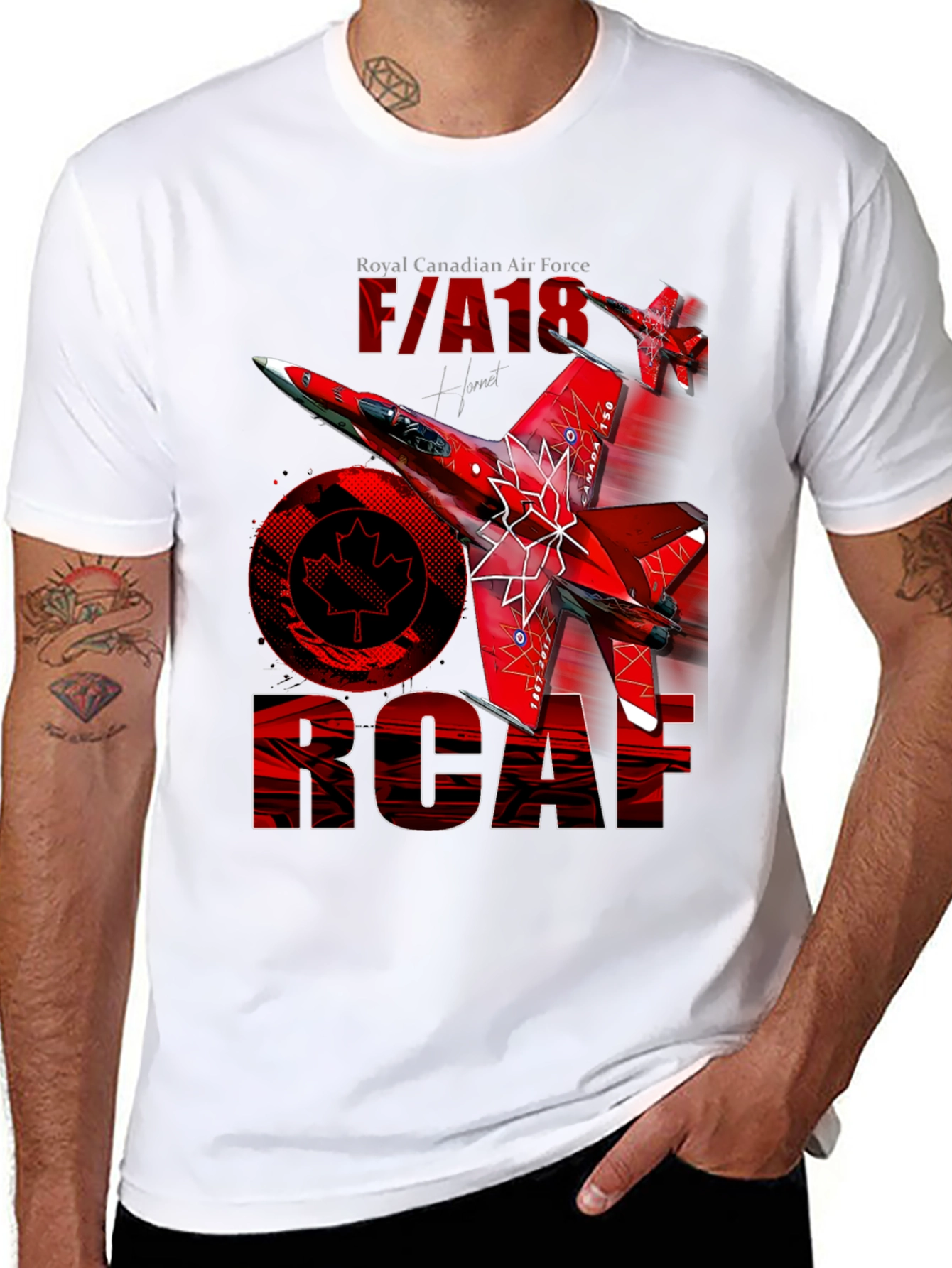Royal Canadian Air Force F/A 18 T-Shirt
