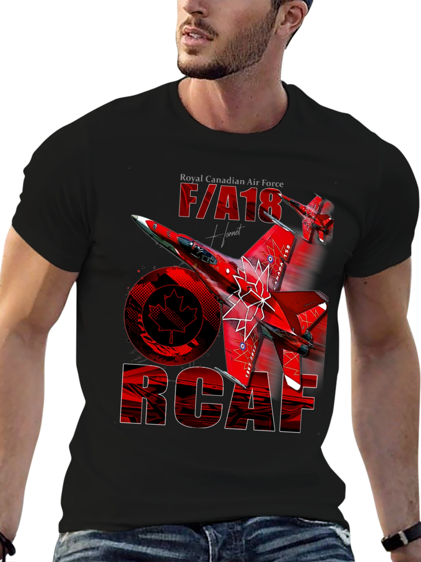Royal Canadian Air Force F/A 18 T-Shirt
