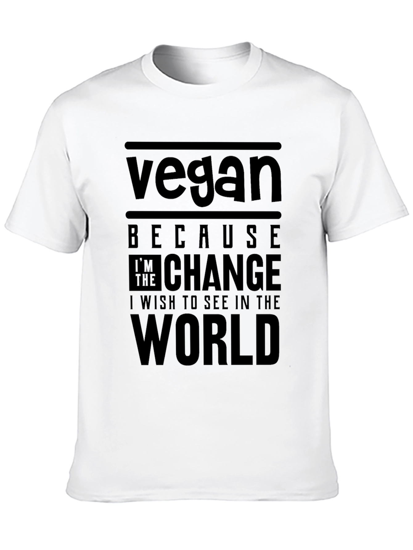 Vegan Quote T-Shirt - Change the World