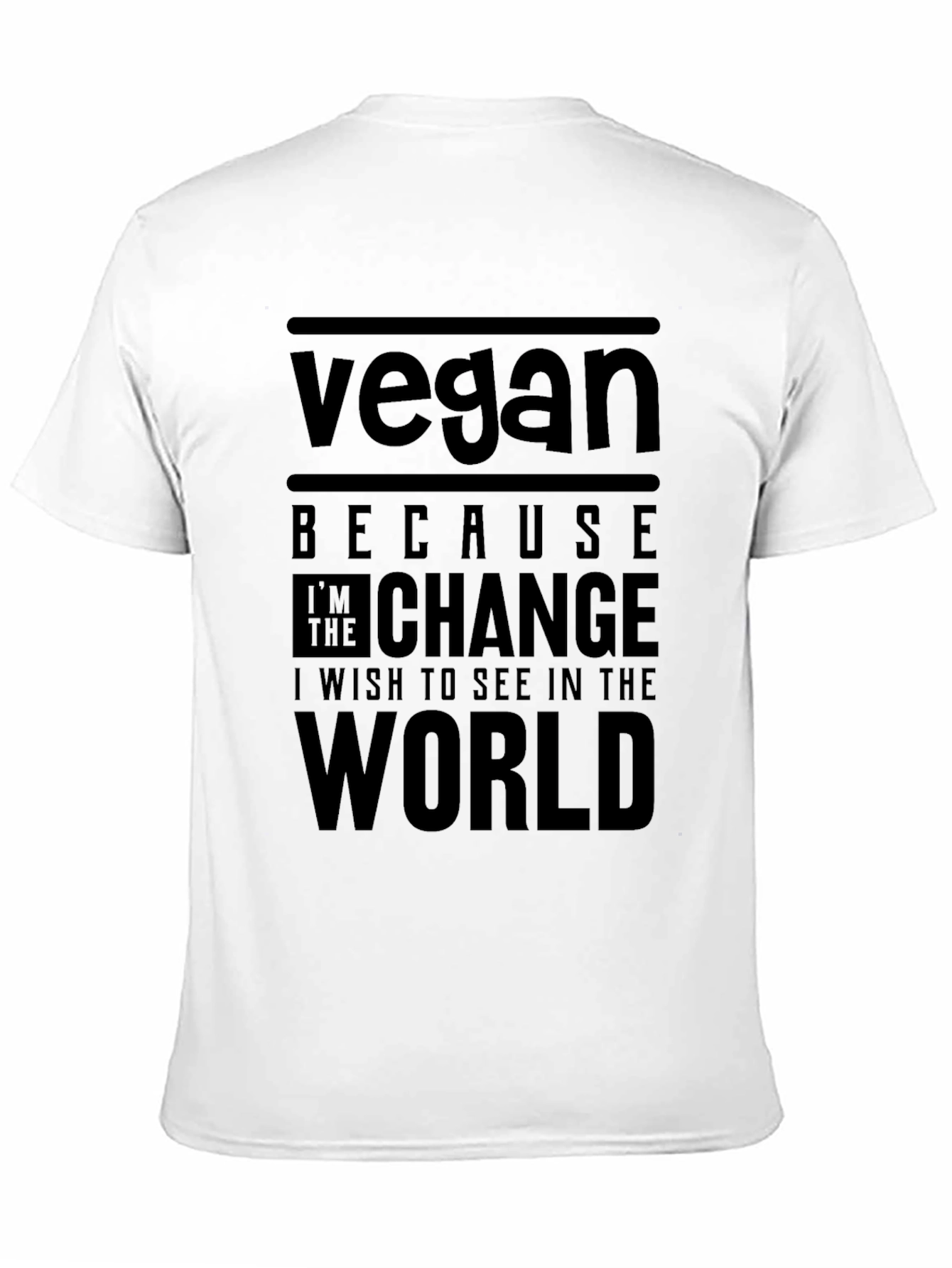 Vegan Quote T-Shirt - Change the World