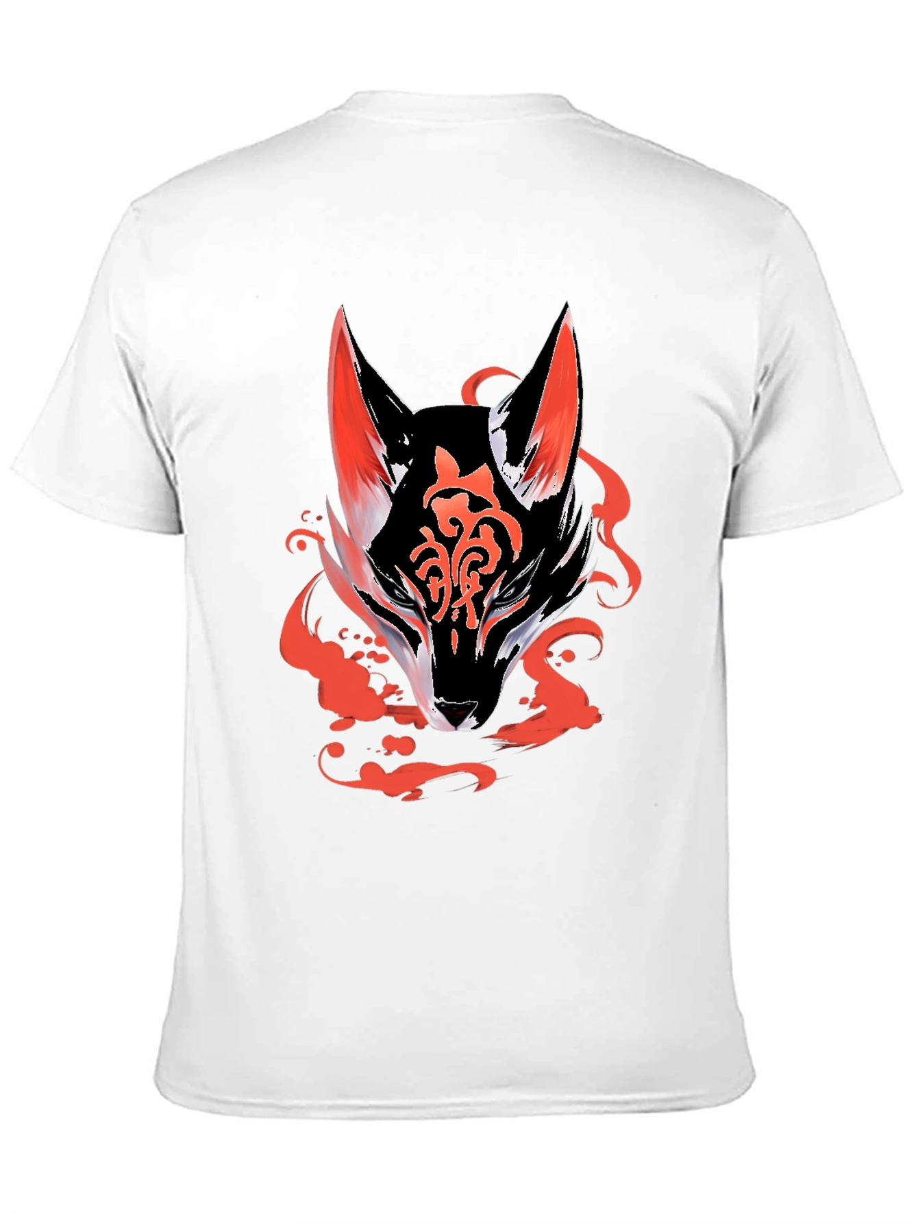 Fox Graphic Black Tee - Mens Fashion