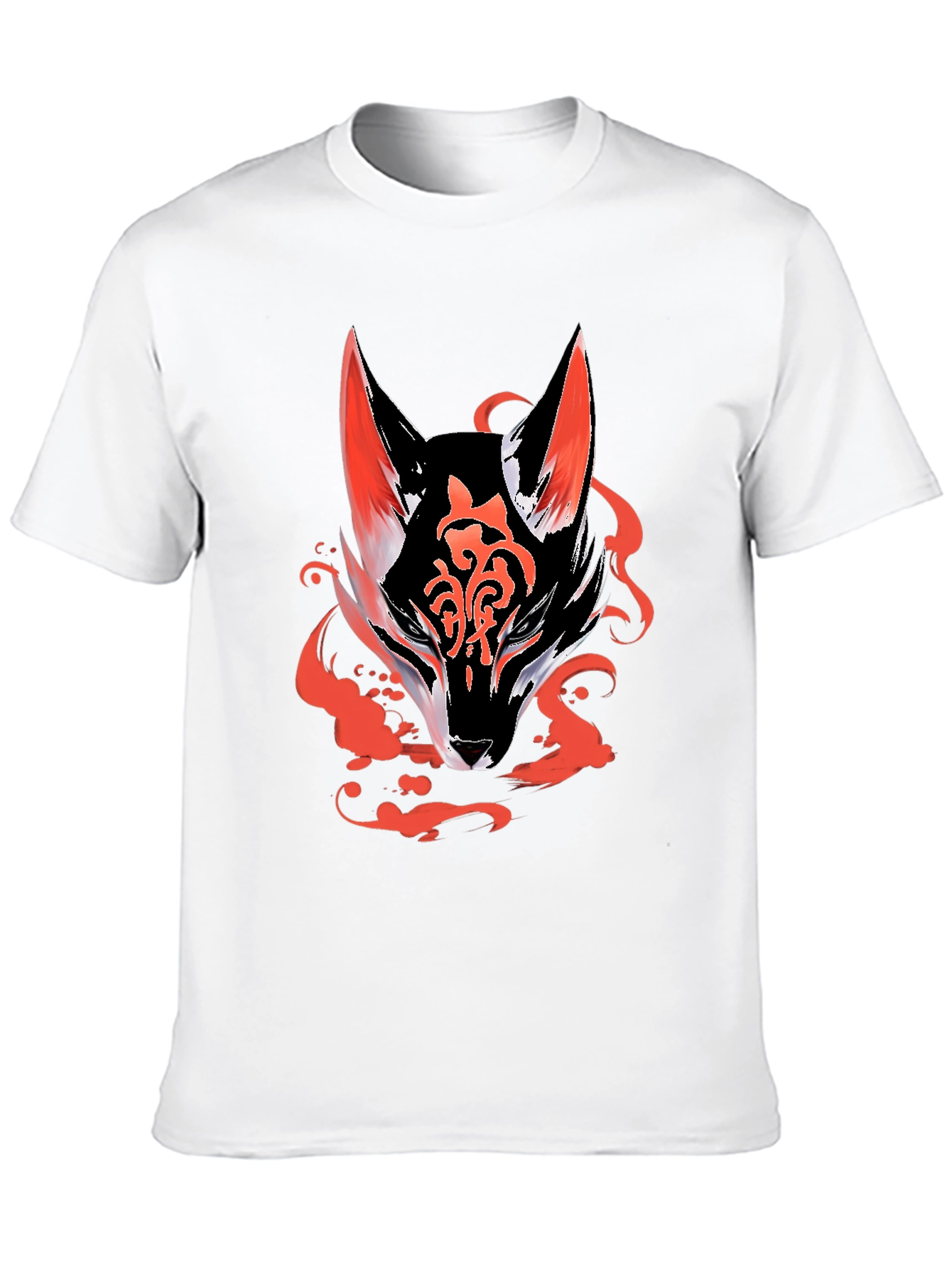 Fox Graphic Black Tee - Mens Fashion