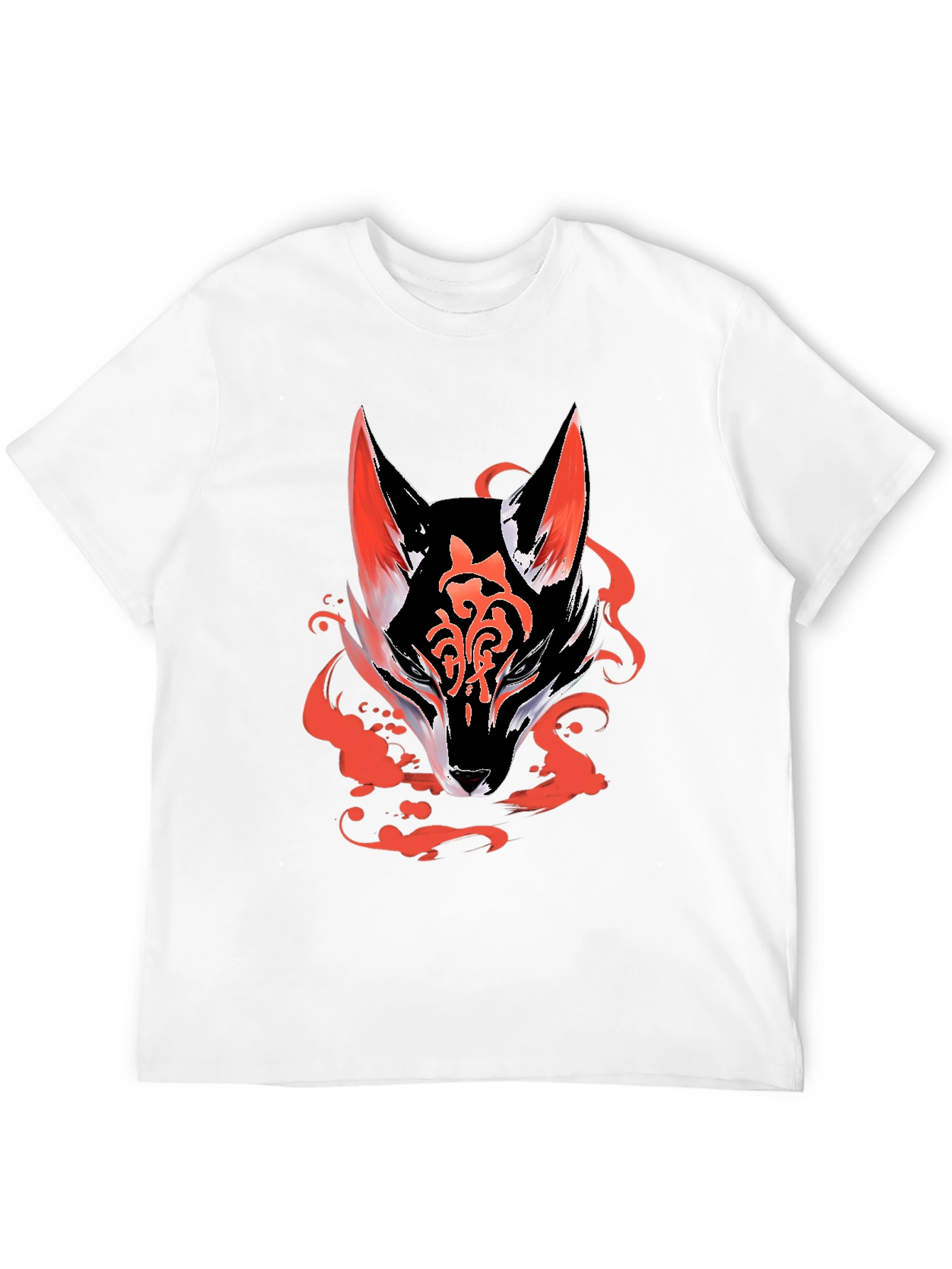 Fox Graphic Black Tee - Mens Fashion