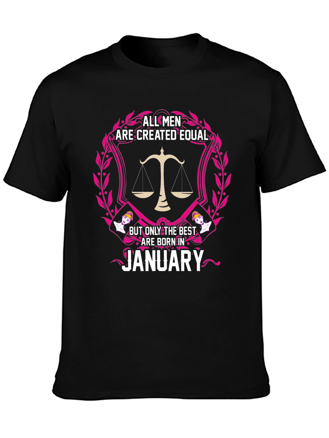 Mens Best are Born in January Graphic Tee