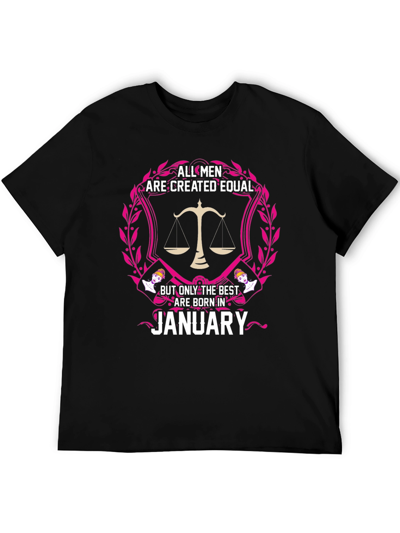 Mens Best are Born in January Graphic Tee