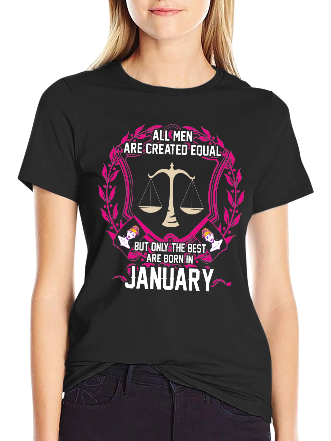 Mens Best are Born in January Graphic Tee