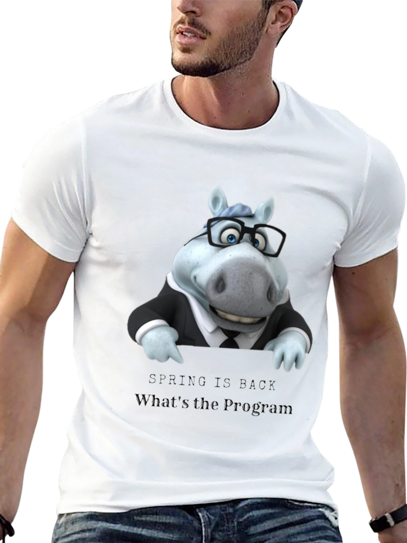 Funny Horse Spring T-Shirt