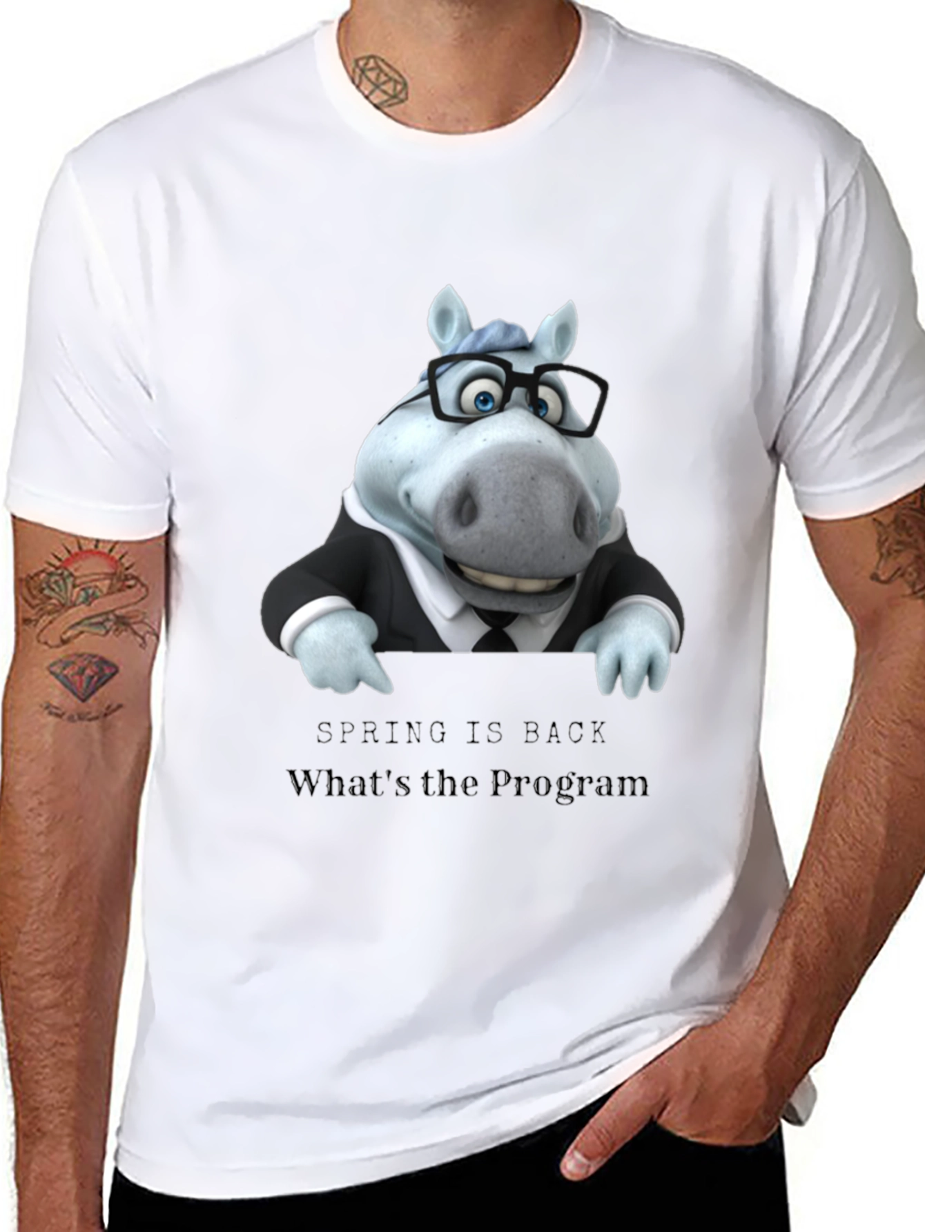 Funny Horse Spring T-Shirt