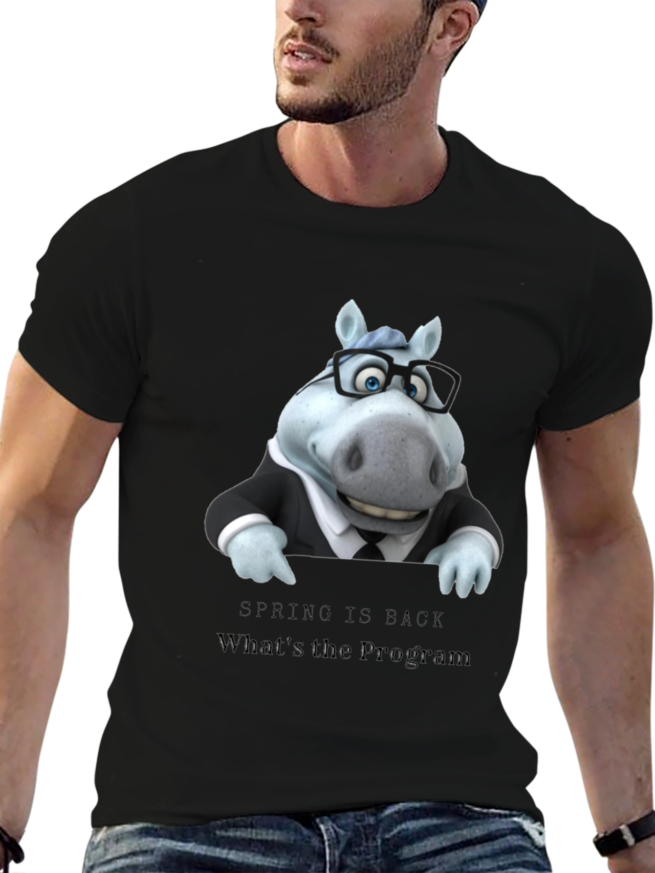 Funny Horse Spring T-Shirt