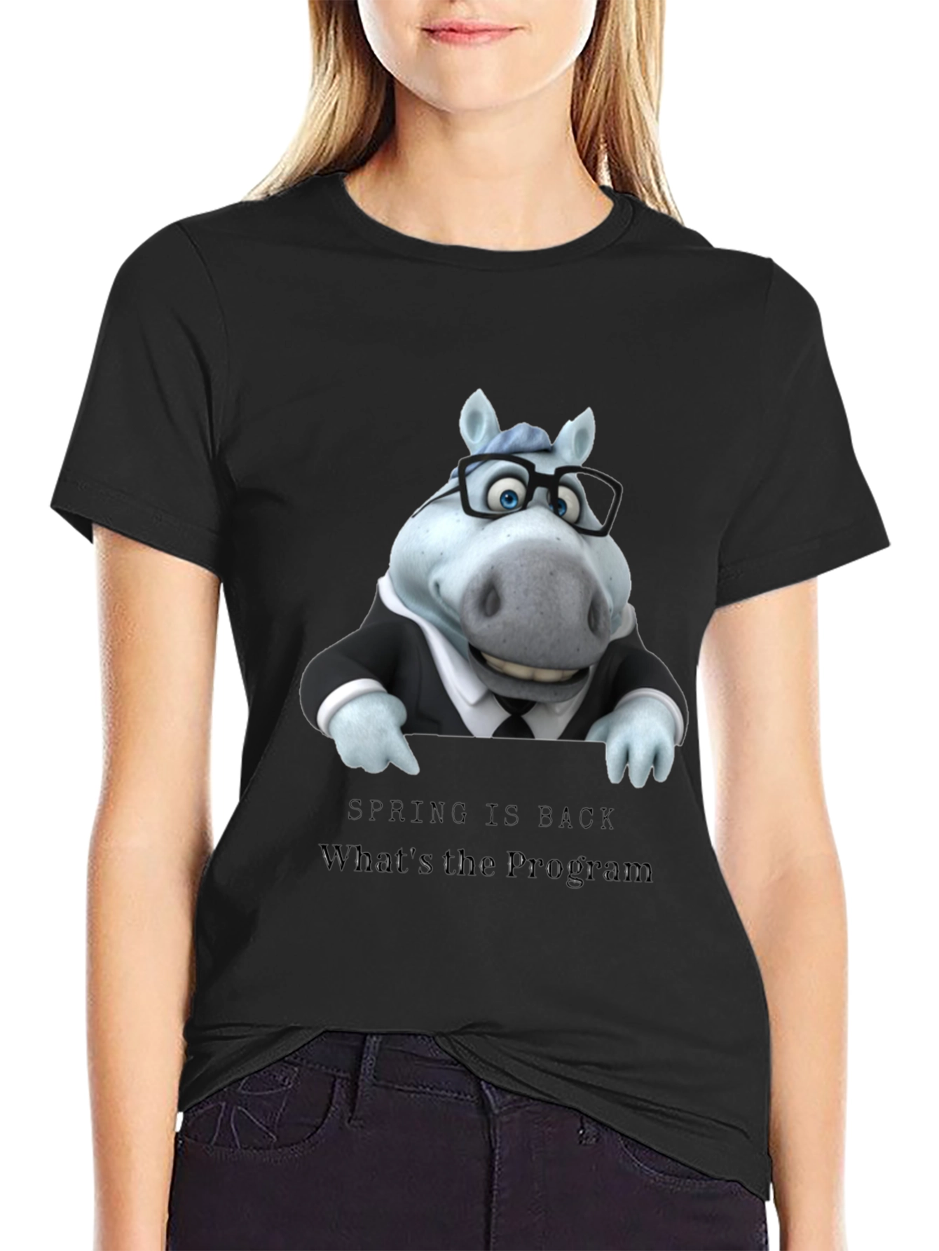 Funny Horse Spring T-Shirt