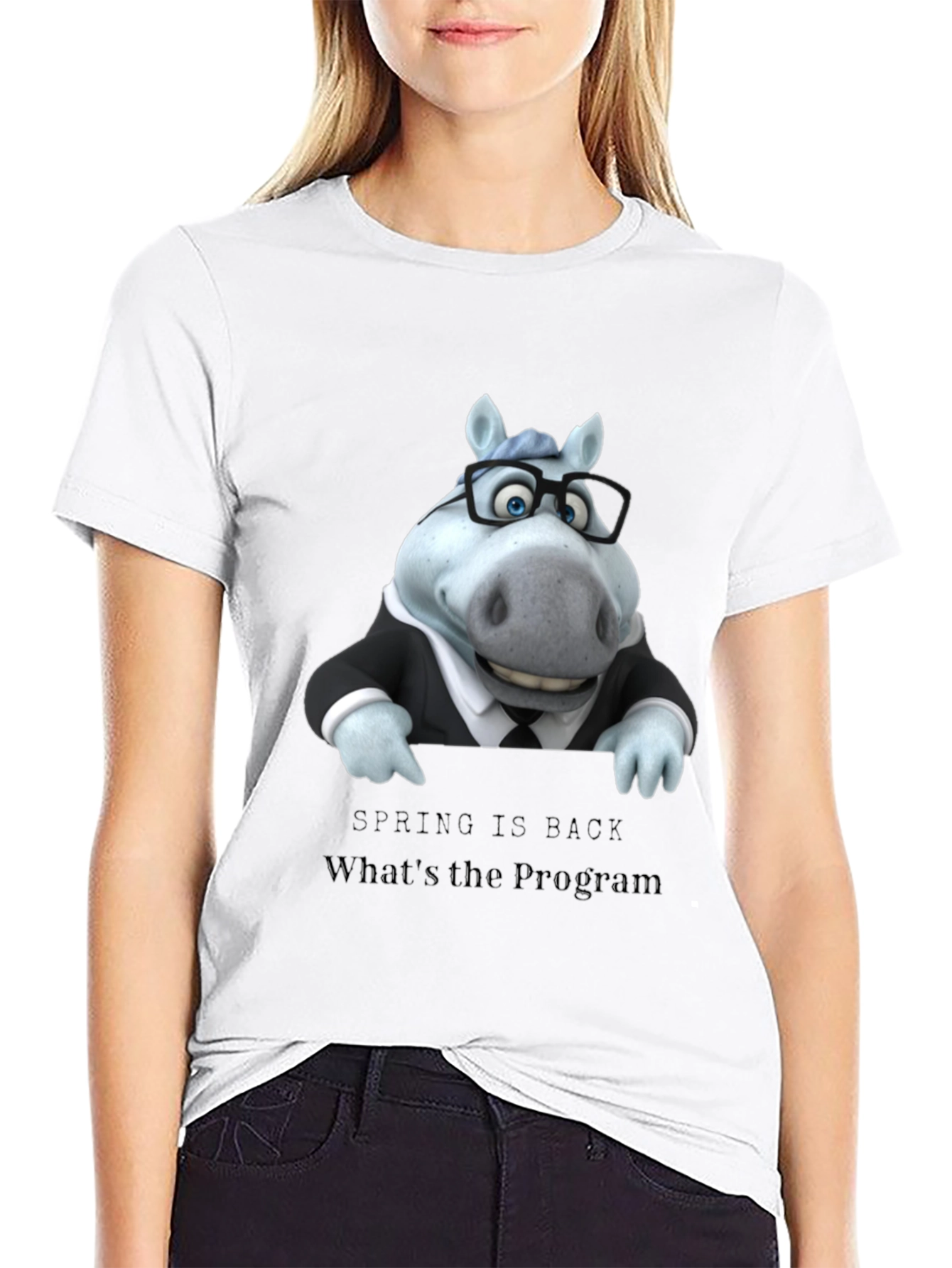 Funny Horse Spring T-Shirt