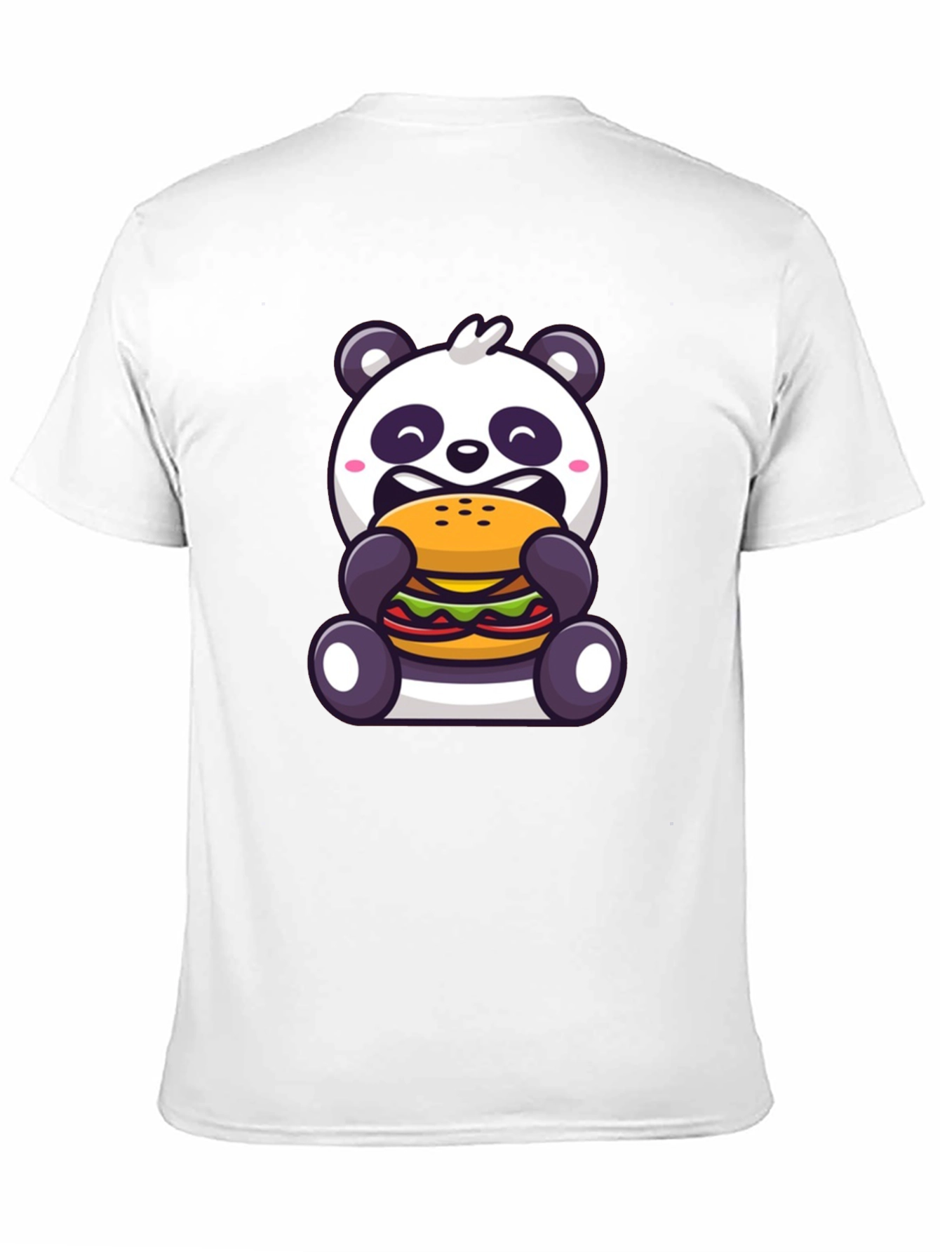 Panda Burger Graphic Tee - Cute Animal T-Shirt