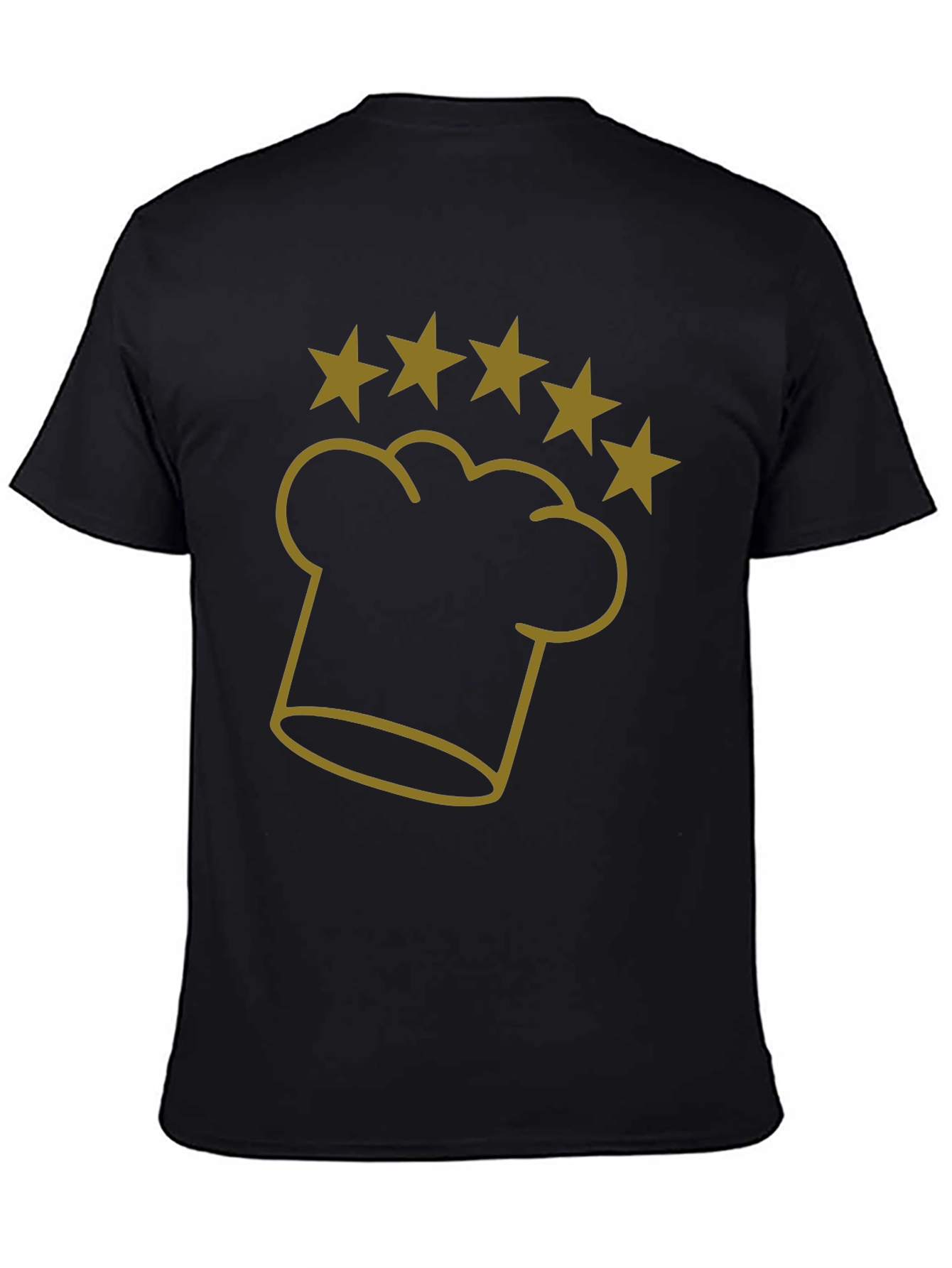 Chef Hat Five Star T-Shirt - Restaurant Quality
