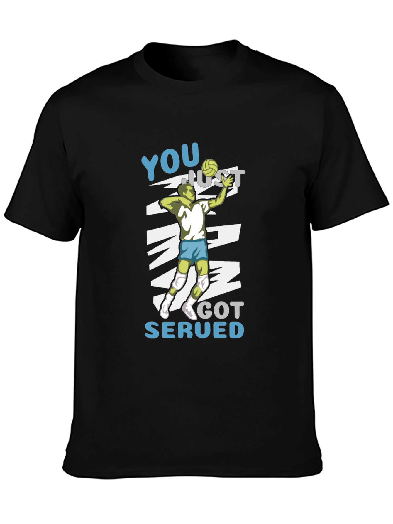 Volleyball Graphic T-Shirt - You Just Got Served