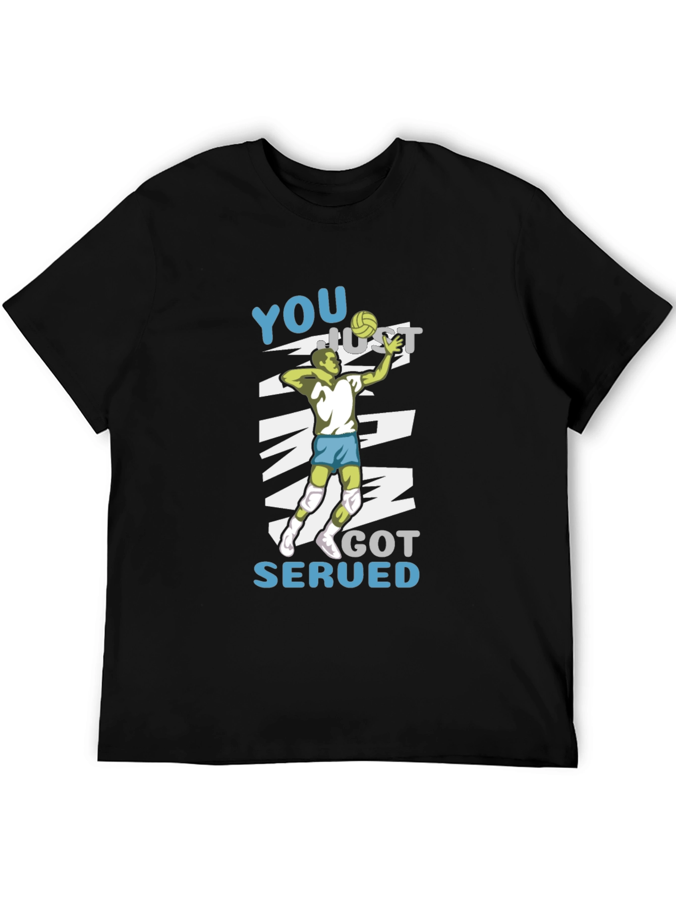 Volleyball Graphic T-Shirt - You Just Got Served