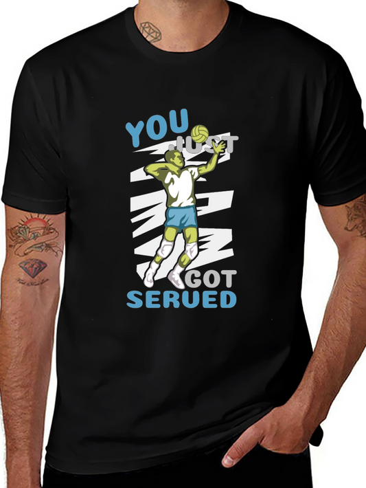 Volleyball Graphic T-Shirt - You Just Got Served