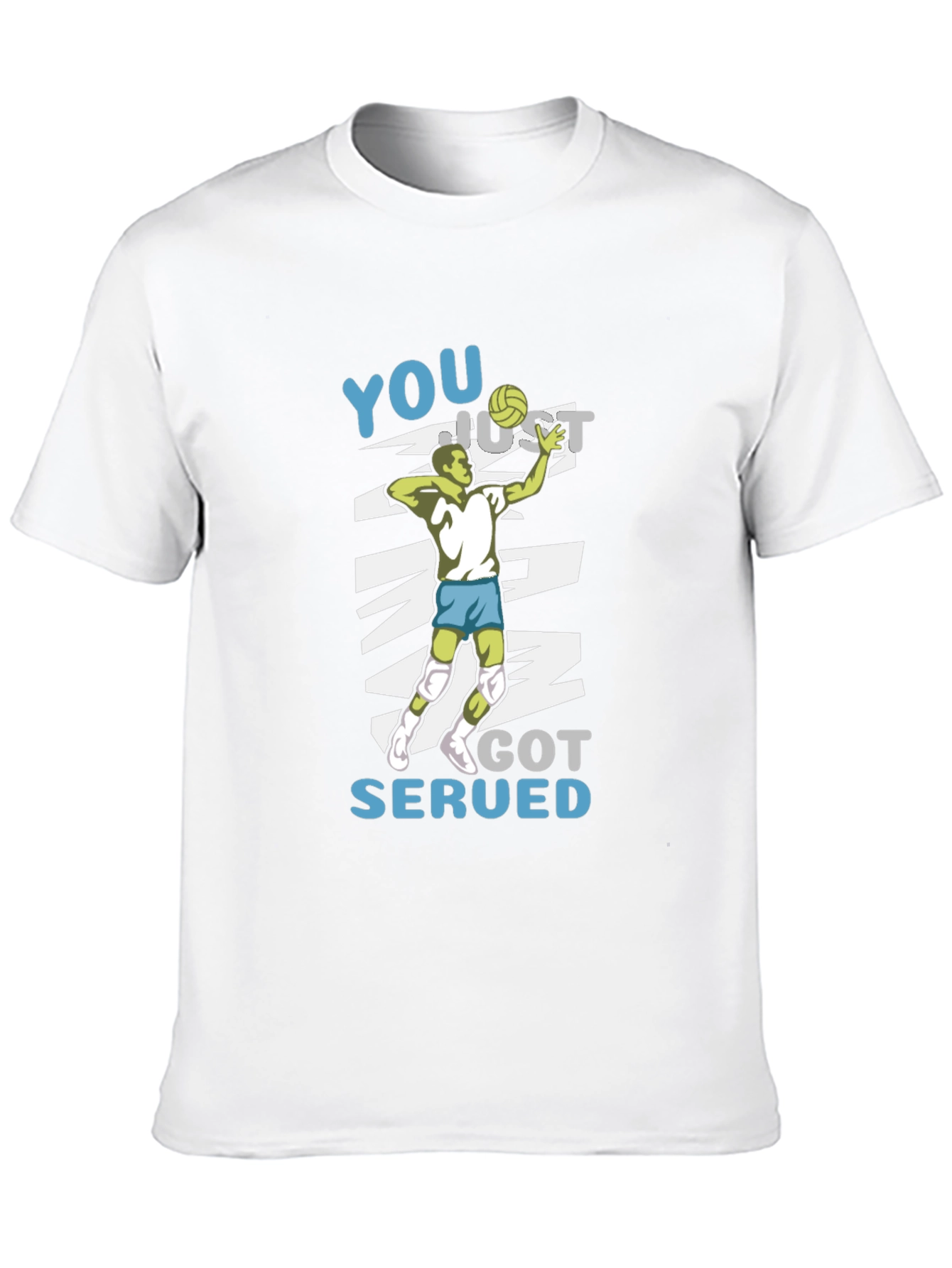 Volleyball Graphic T-Shirt - You Just Got Served