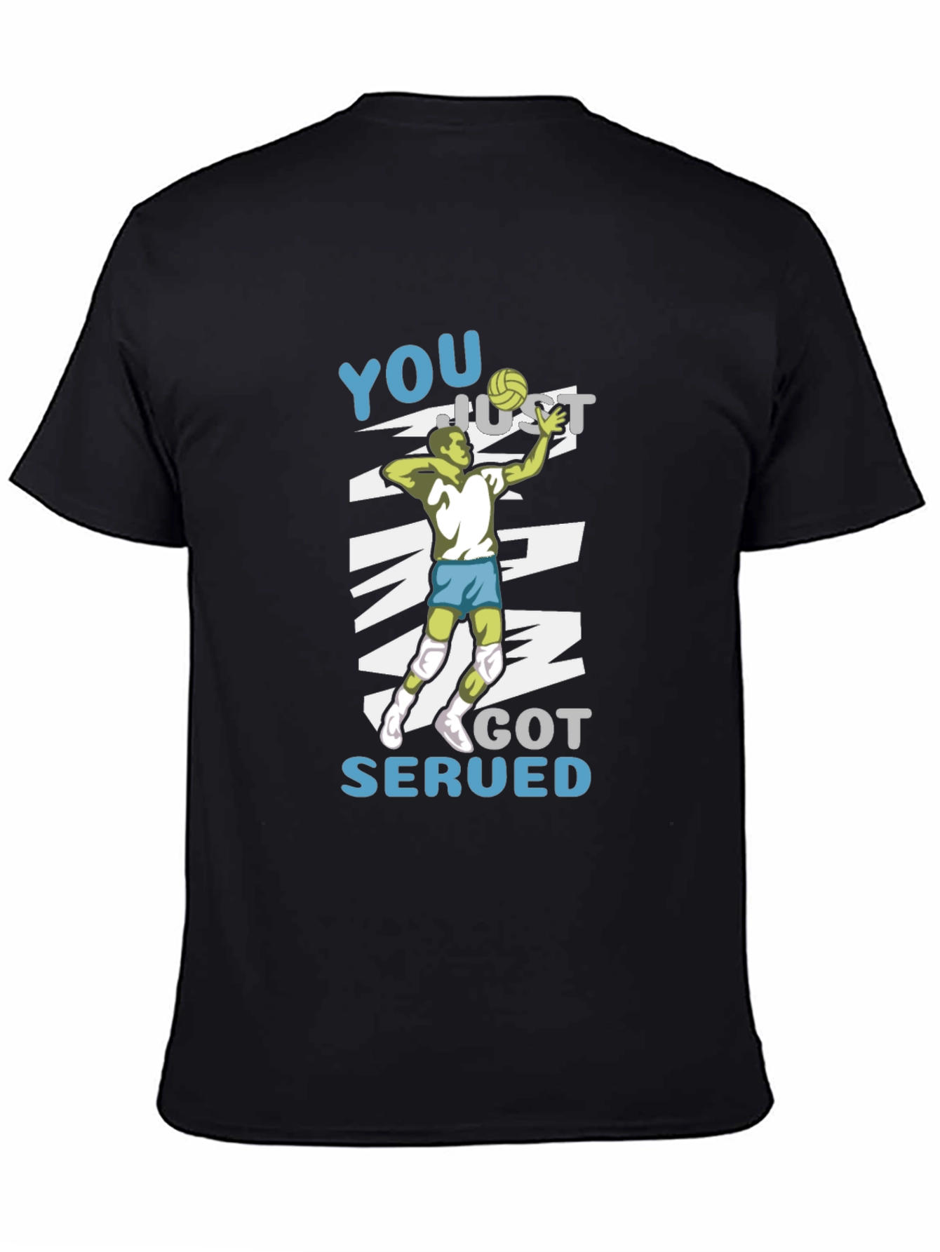 Volleyball Graphic T-Shirt - You Just Got Served