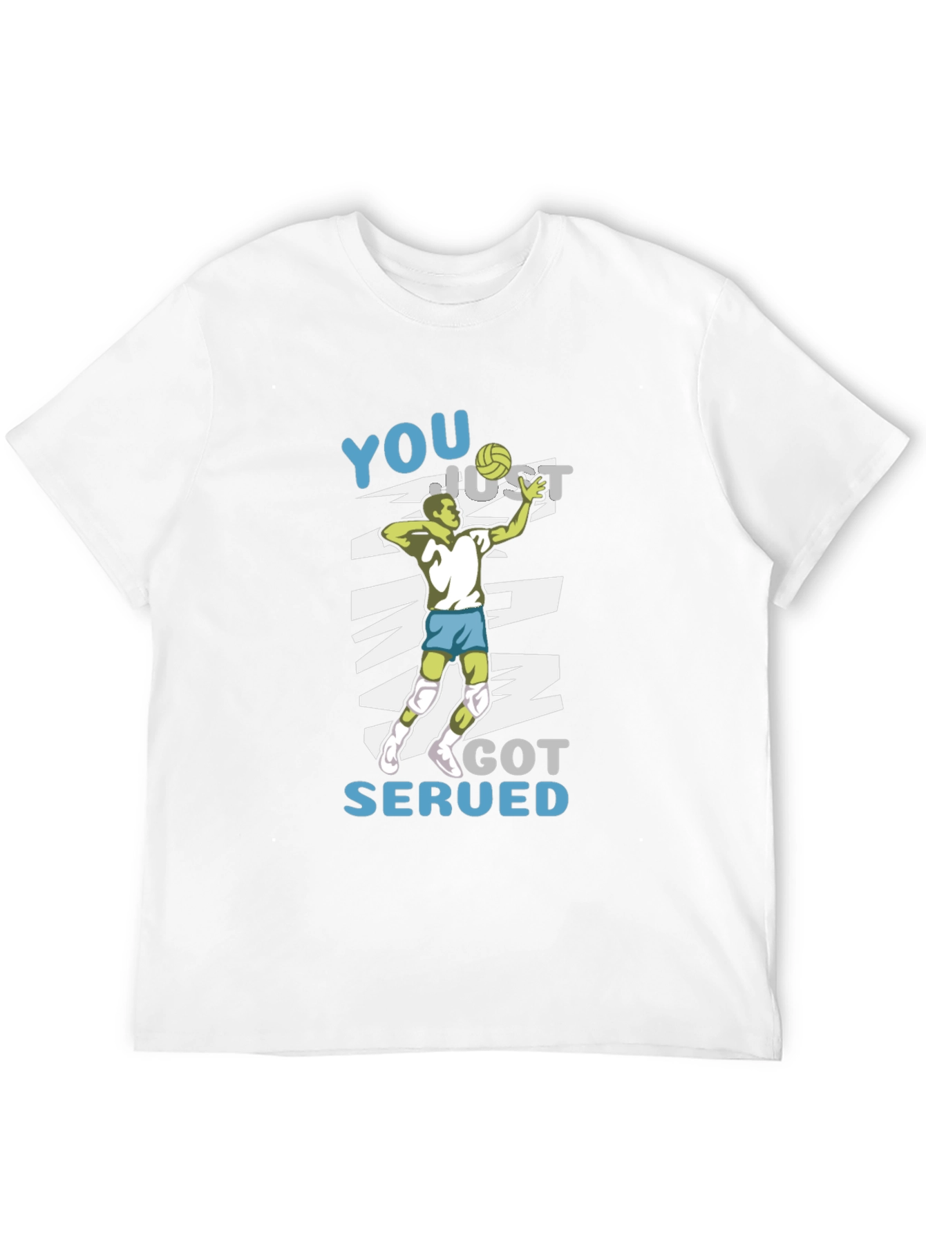 Volleyball Graphic T-Shirt - You Just Got Served