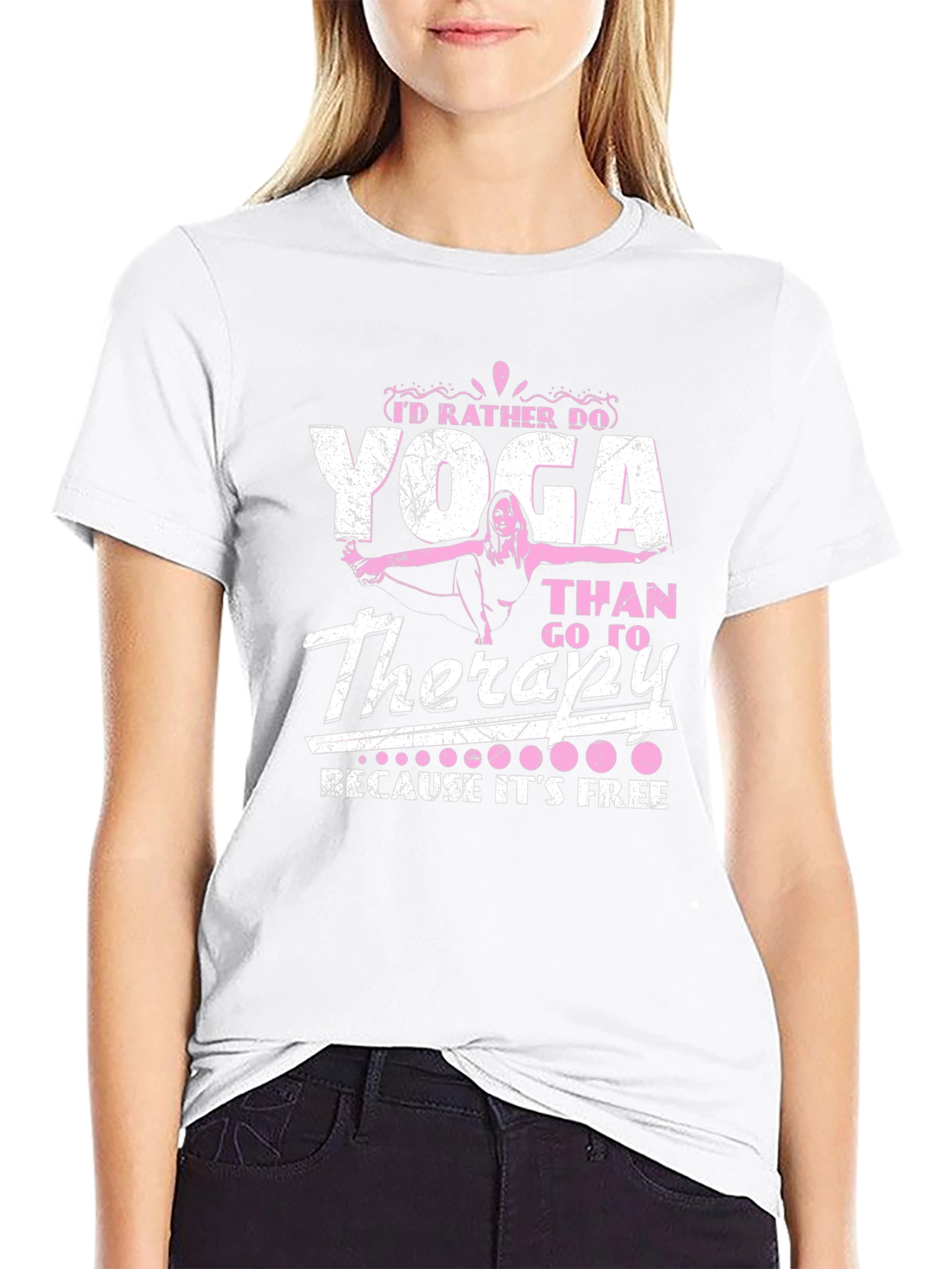 Yoga Therapy Graphic Tee - Black