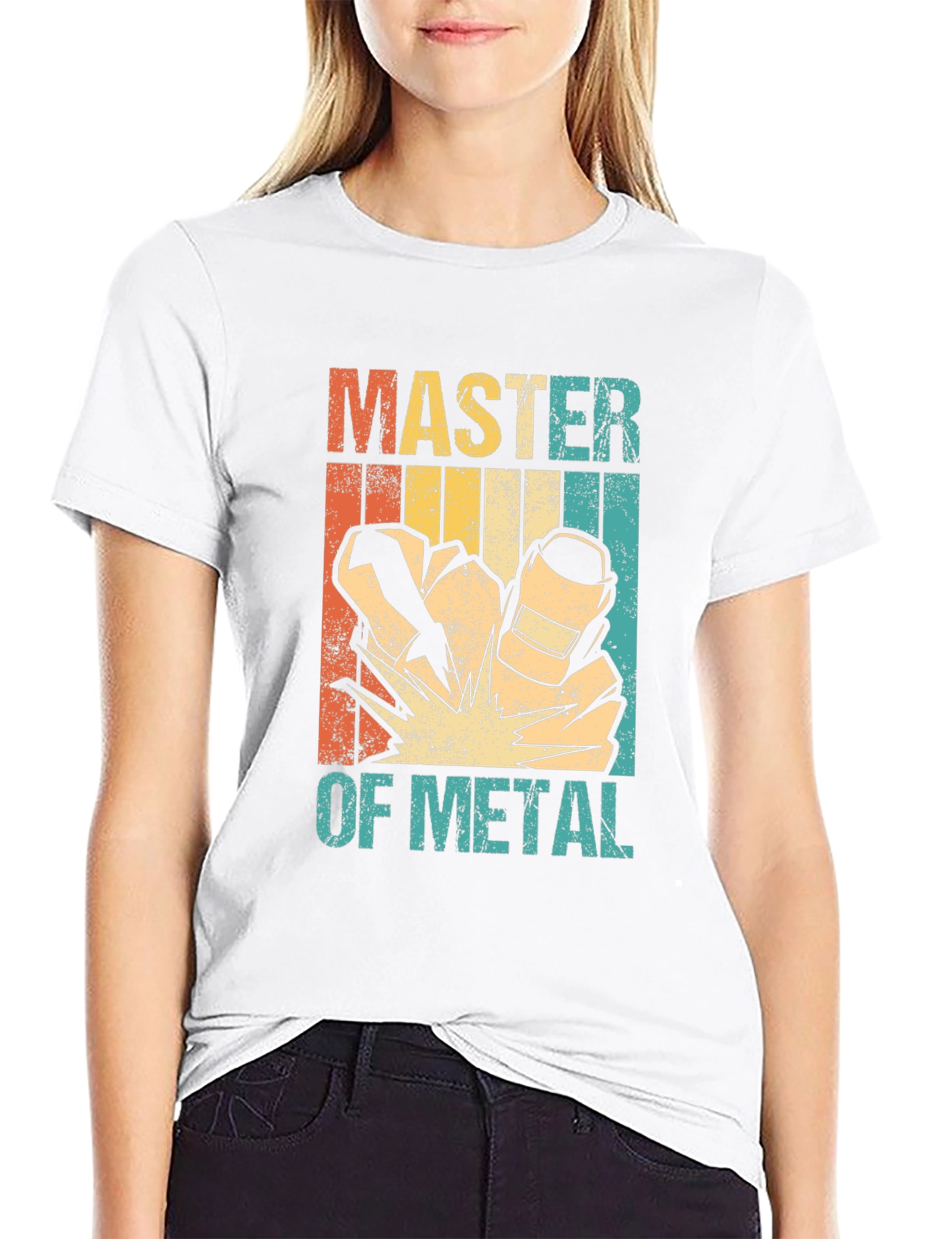 Master of Metal Welding T-Shirt - Retro Design