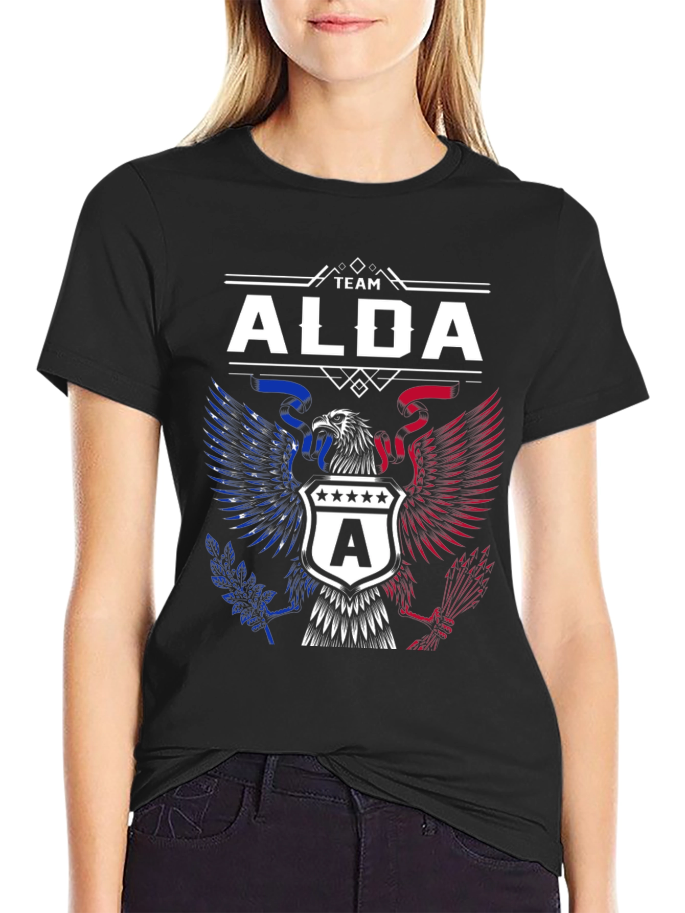 Team Alda Eagle Crest Graphic Tee
