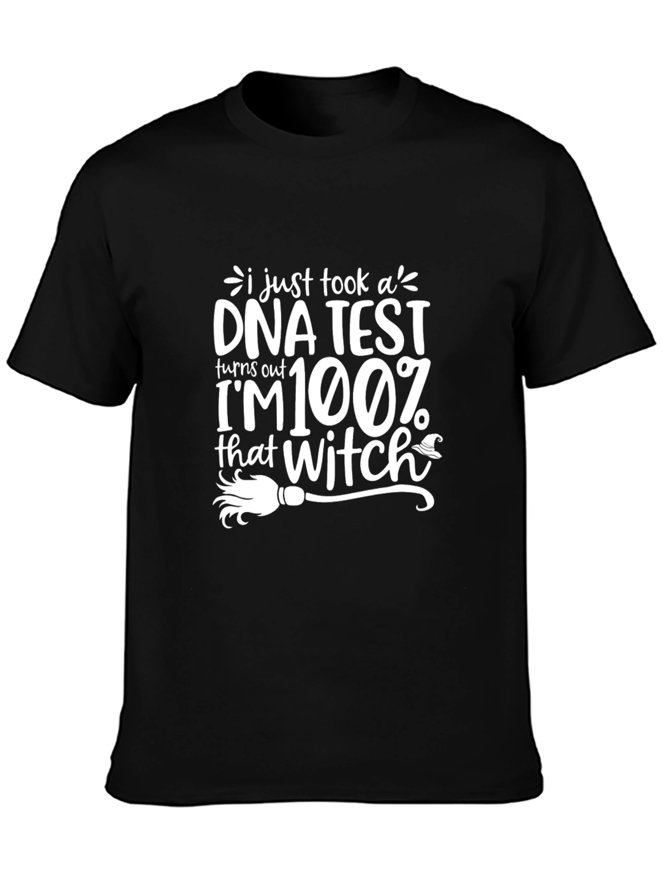 100% Witch Graphic T-Shirt - Halloween Tee