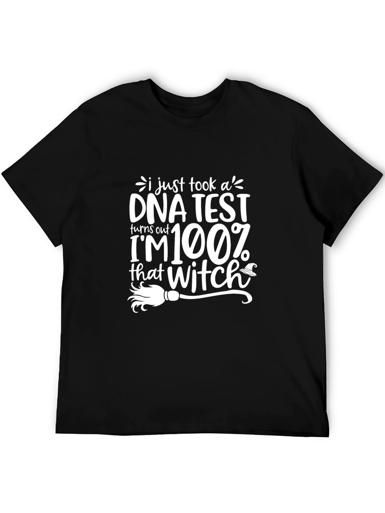 100% Witch Graphic T-Shirt - Halloween Tee