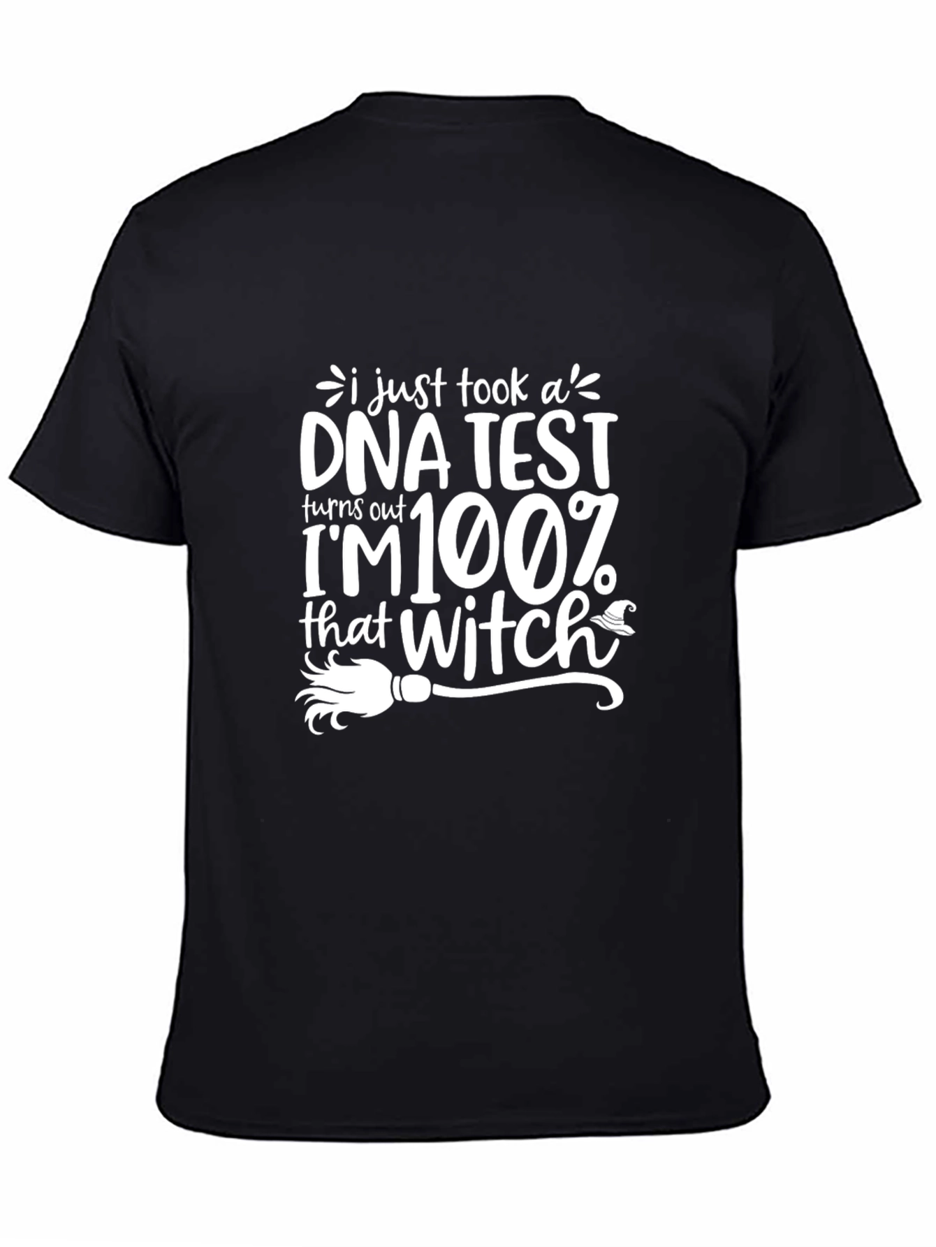 100% Witch Graphic T-Shirt - Halloween Tee