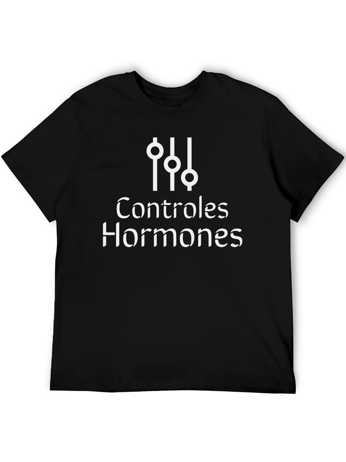 Hormone Control T-Shirt - Black Graphic Tee
