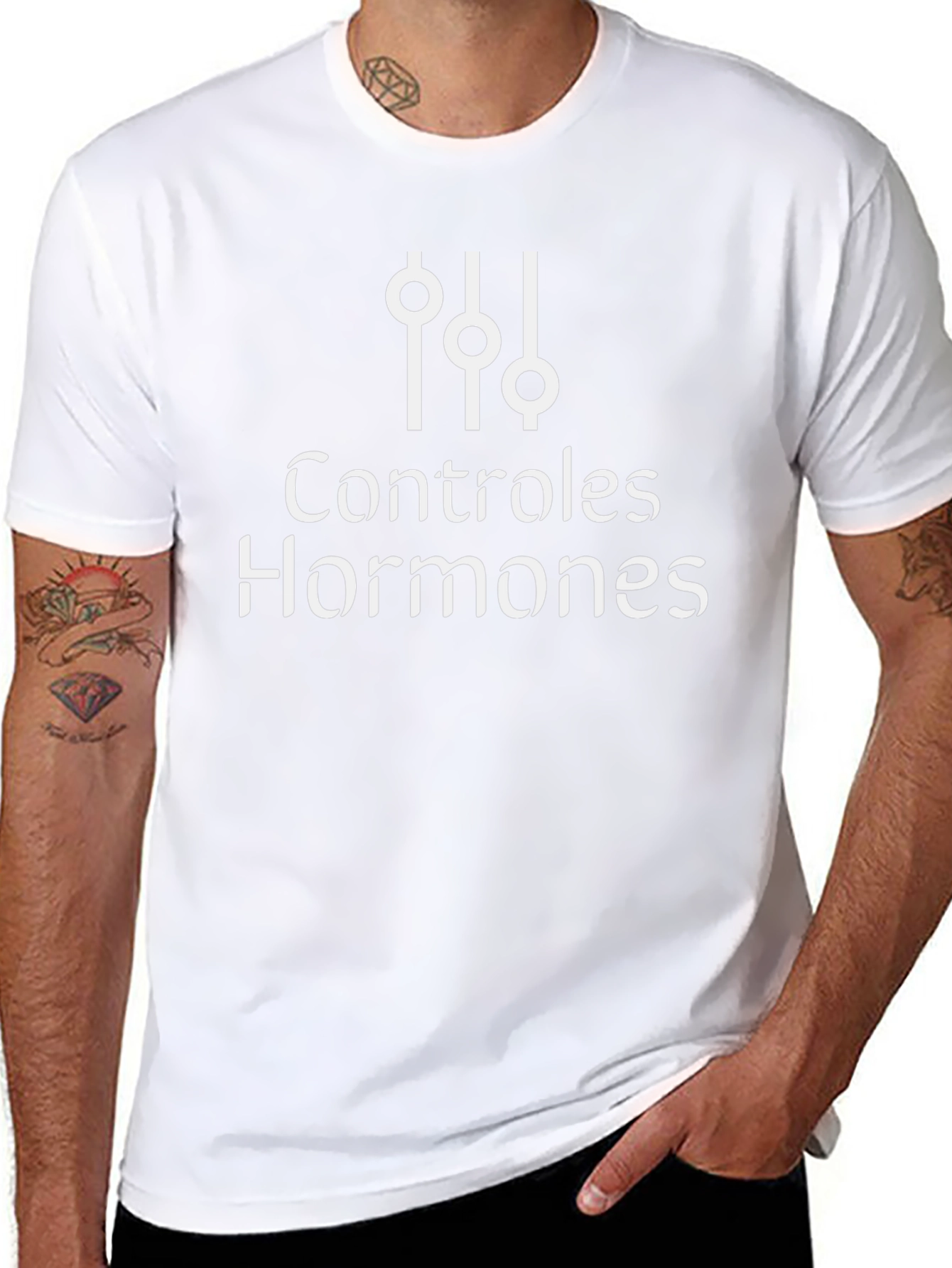 Hormone Control T-Shirt - Black Graphic Tee