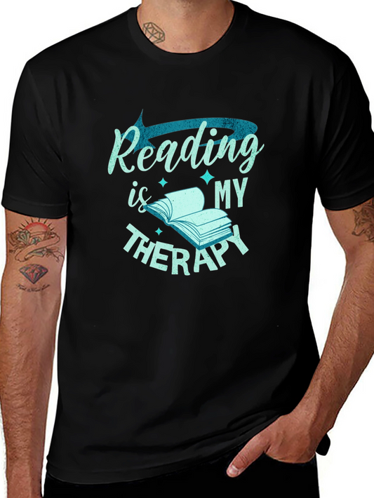 Reading is My Therapy Graphic Tee