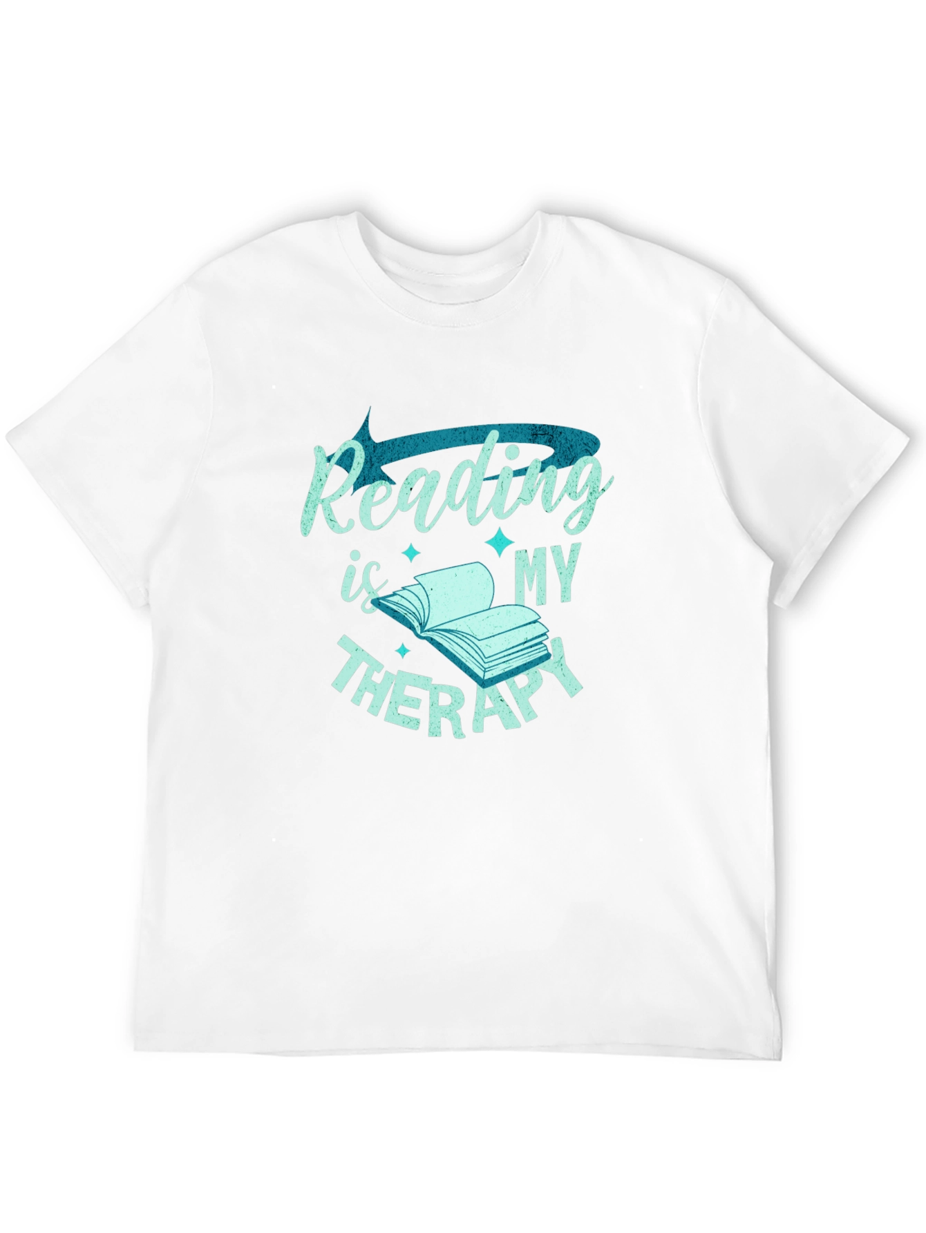 Reading is My Therapy Graphic Tee