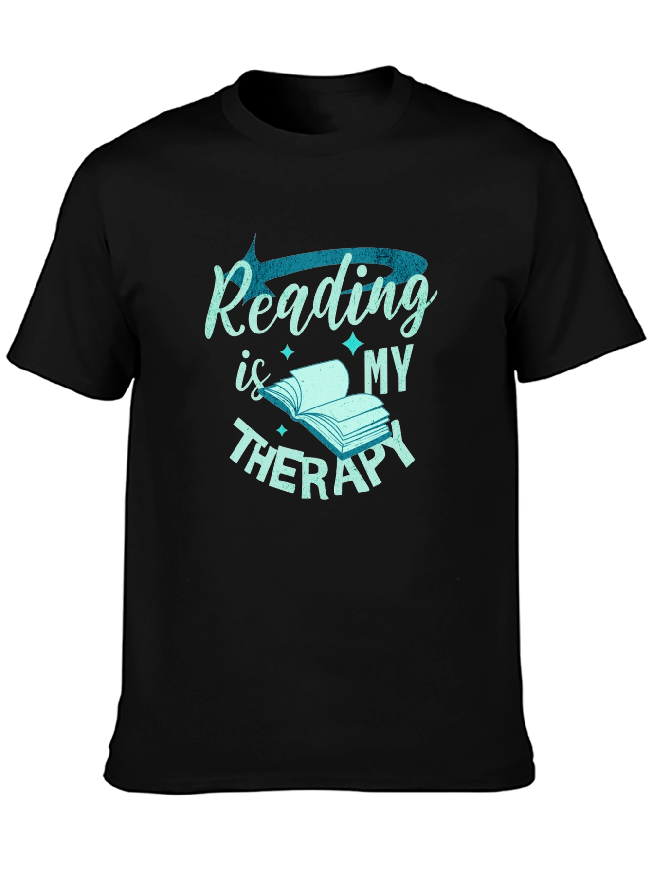 Reading is My Therapy Graphic Tee