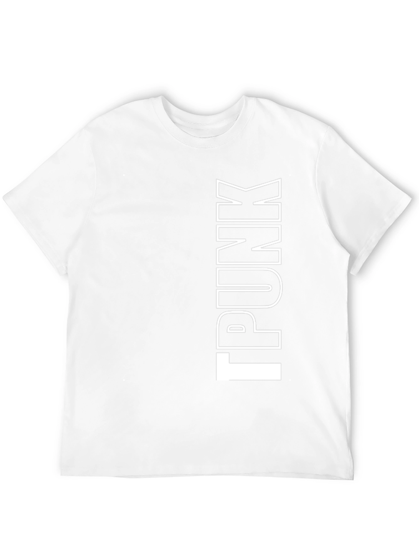 Punk Graphic Print Black T-Shirt