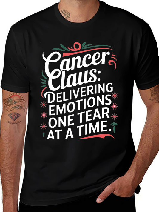 Cancer Claus Graphic T-Shirt - Delivering Emotions