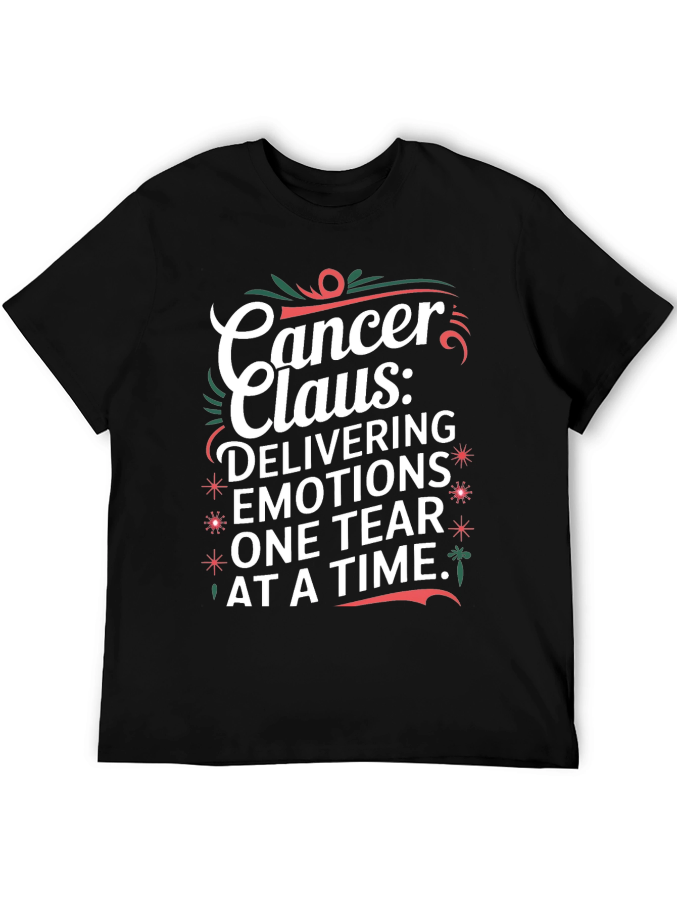 Cancer Claus Graphic T-Shirt - Delivering Emotions
